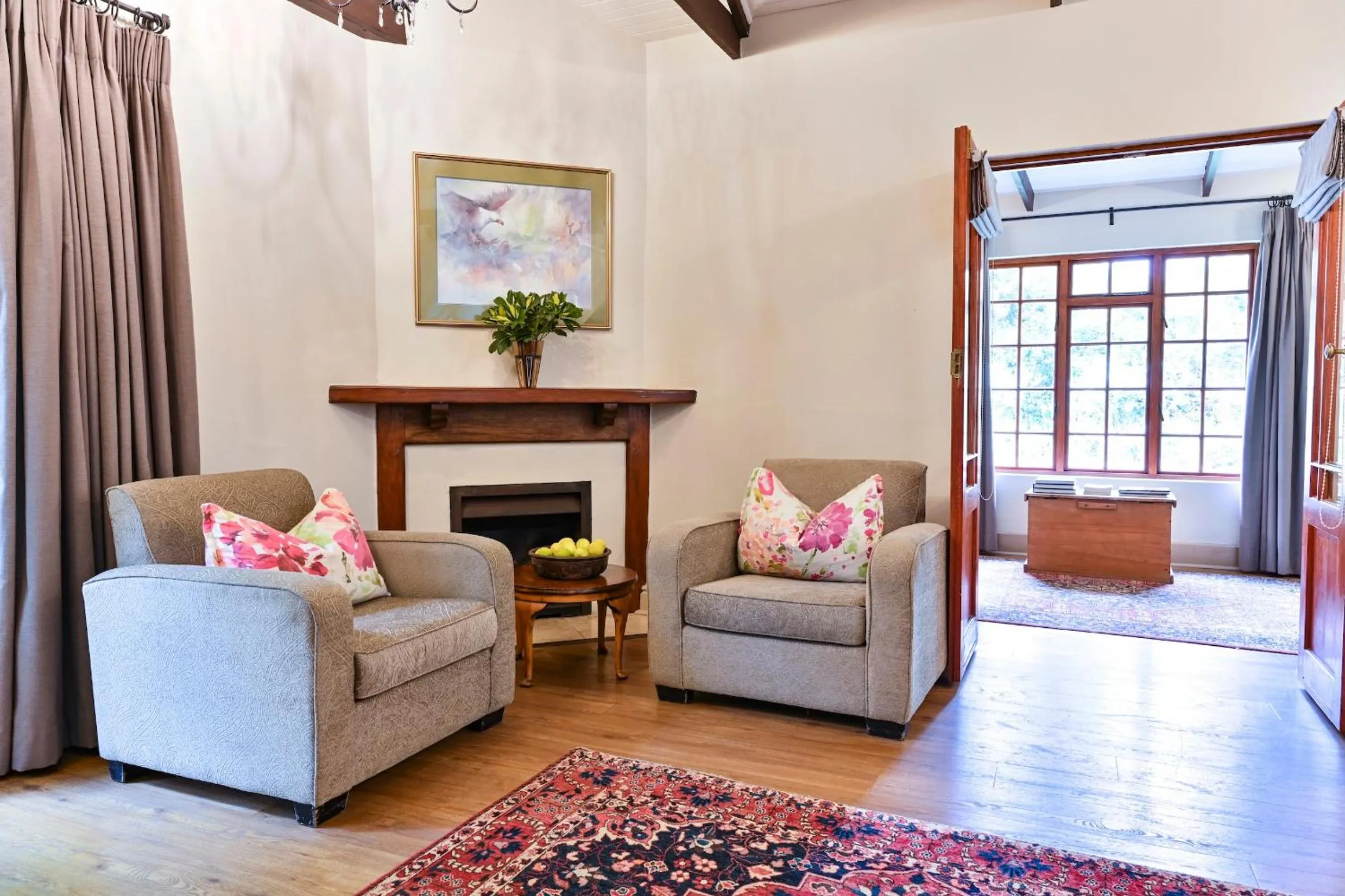 Living room in Woodall Country House and Spa