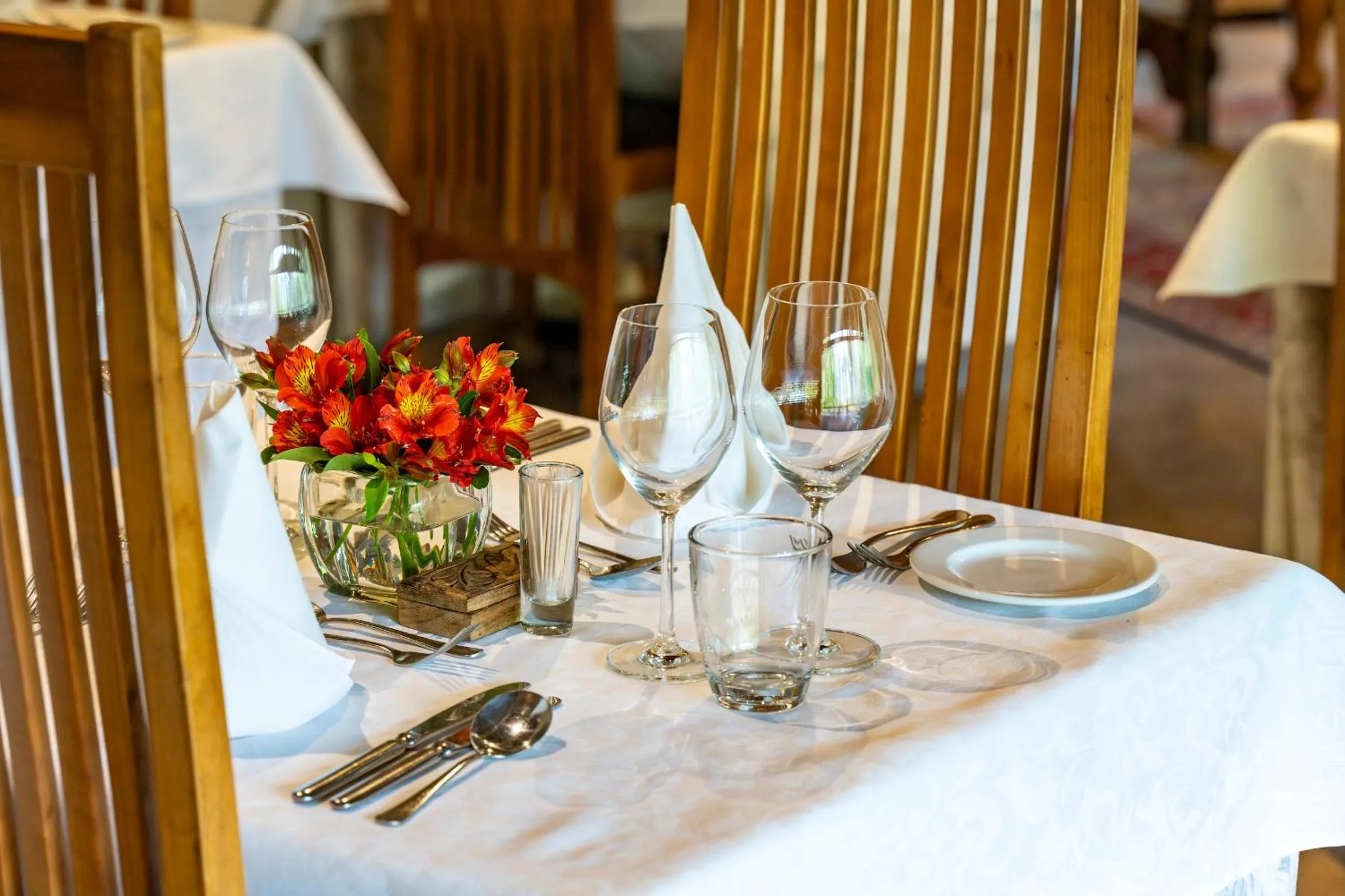 Food and drinks in Woodall Country House and Spa