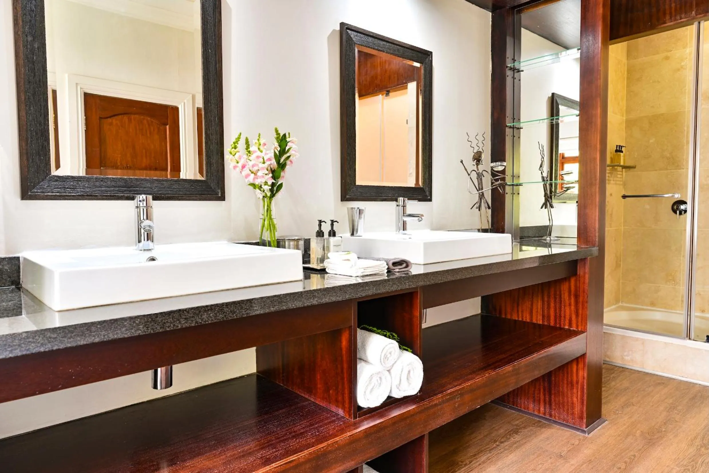 Bathroom in Woodall Country House and Spa