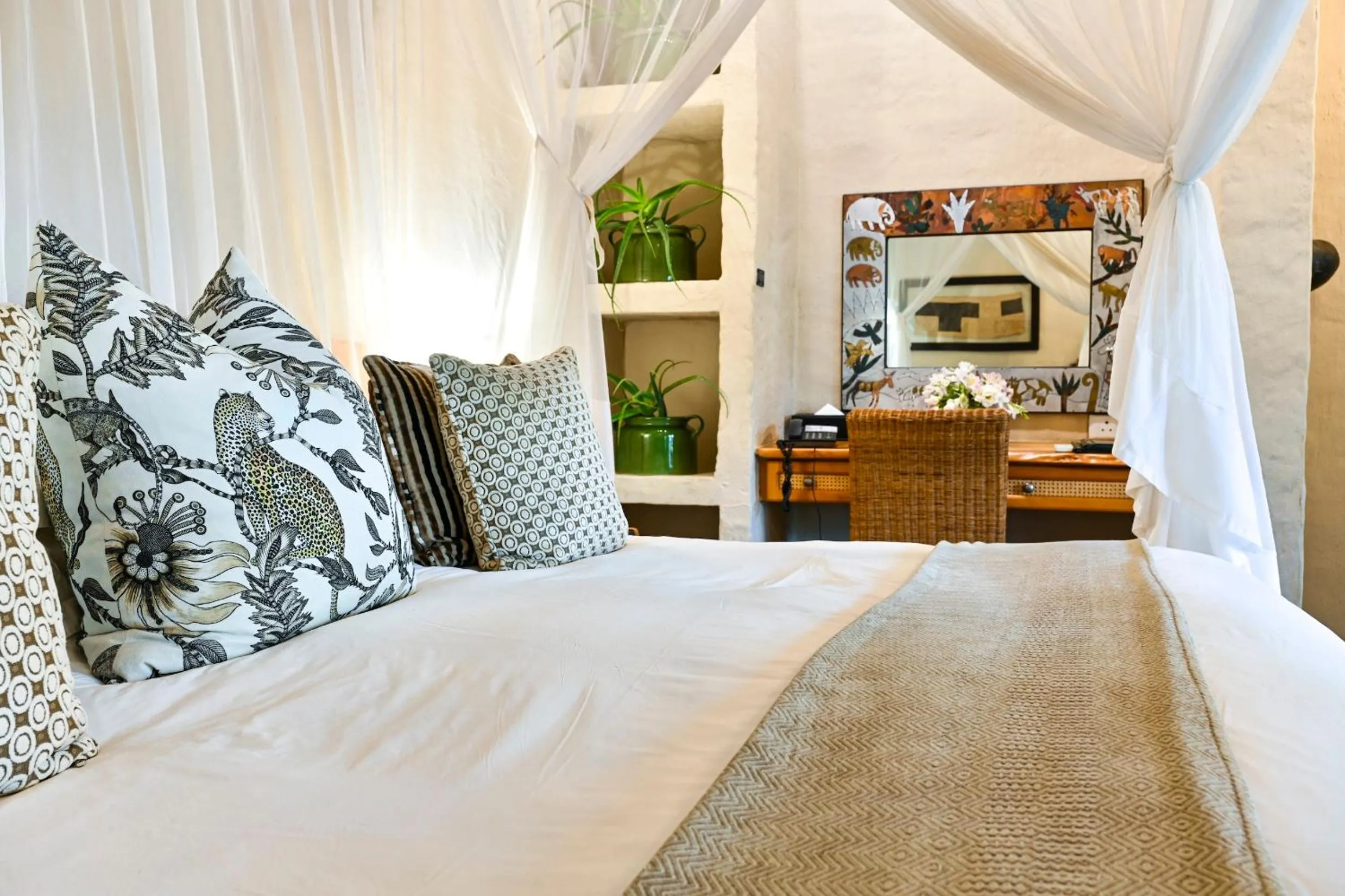 Bed in Woodall Country House and Spa