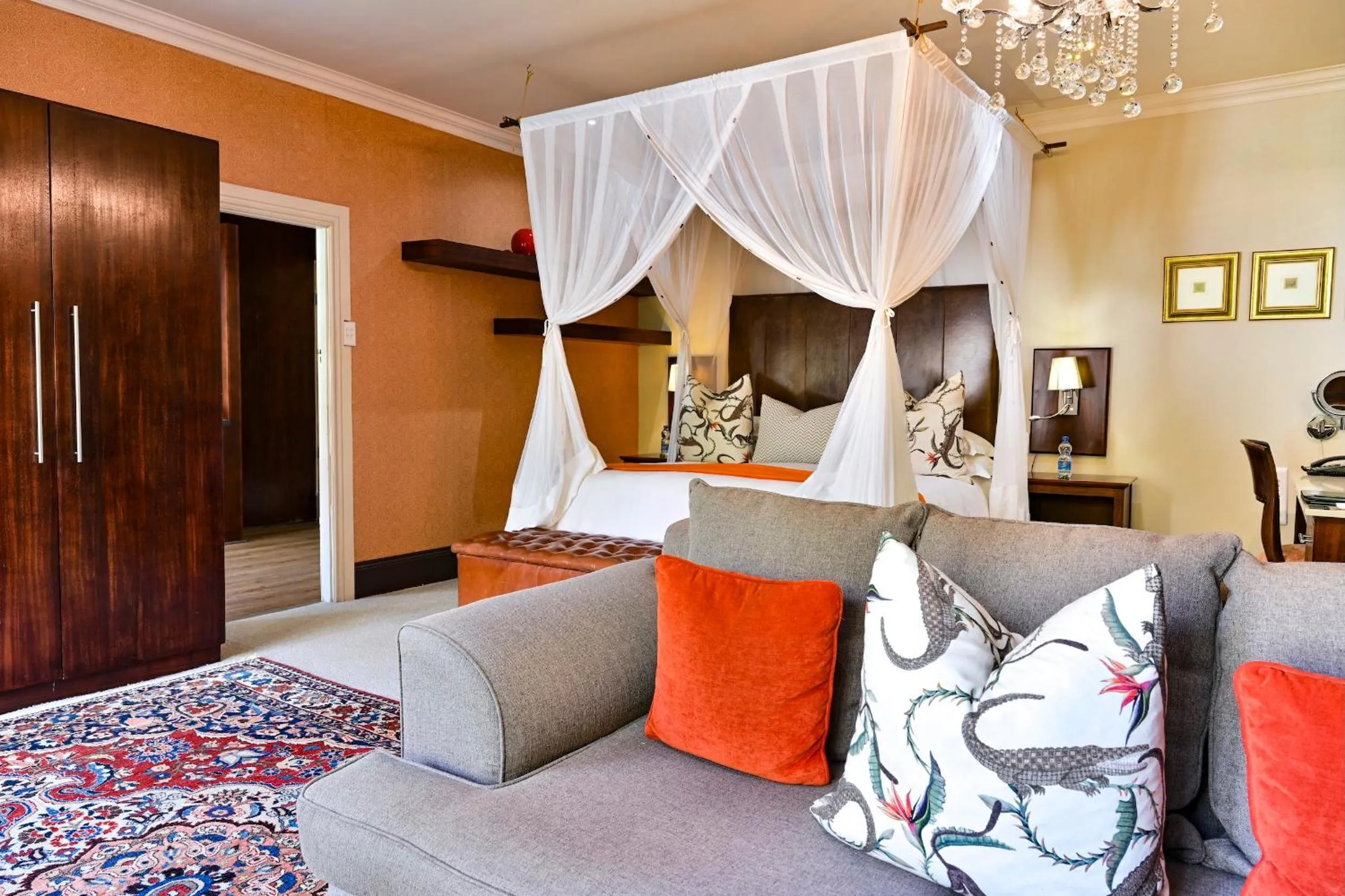 Bed in Woodall Country House and Spa