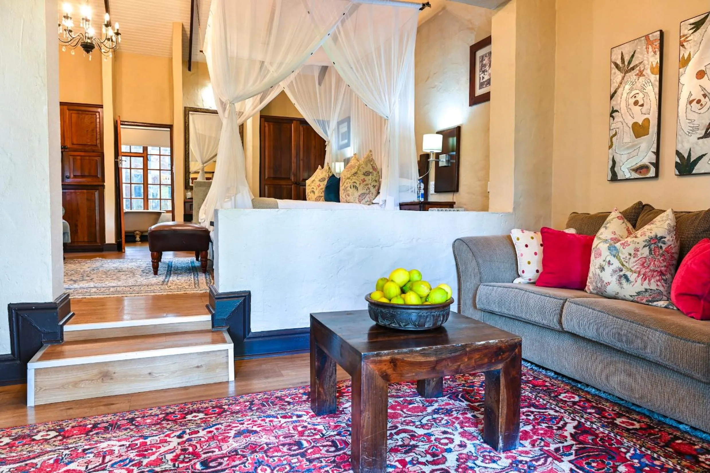 Living room in Woodall Country House and Spa