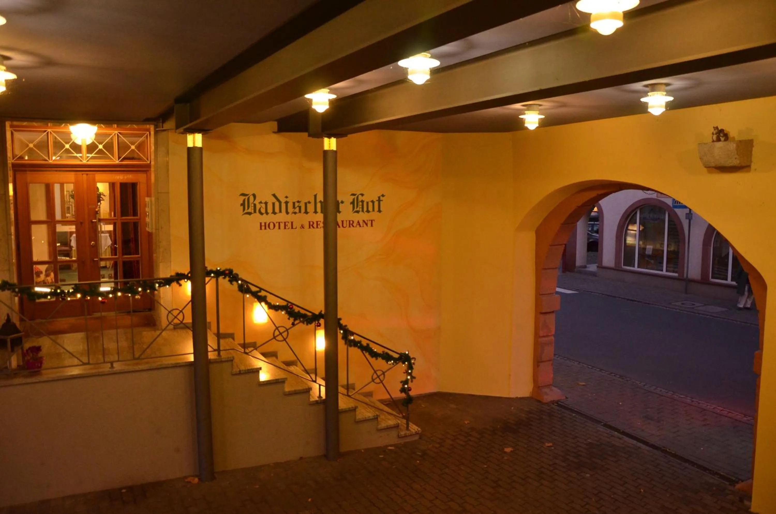 Facade/entrance in Badischer Hof