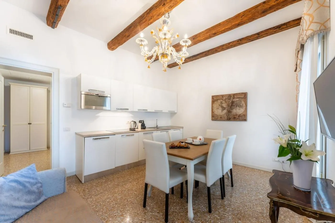 kitchen in San Teodoro Palace - Luxury Apartments