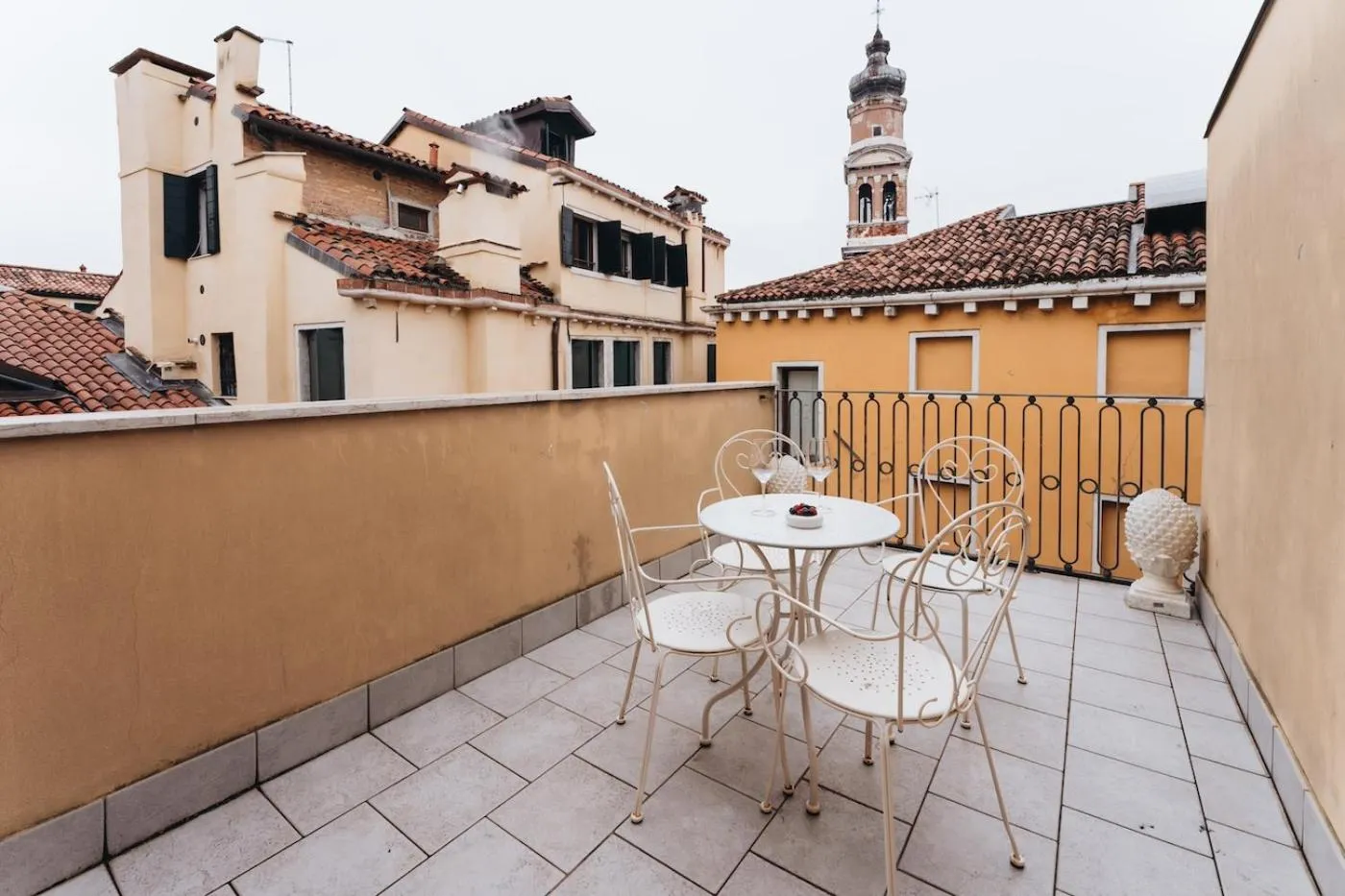 Balcony/Terrace in San Teodoro Palace - Luxury Apartments