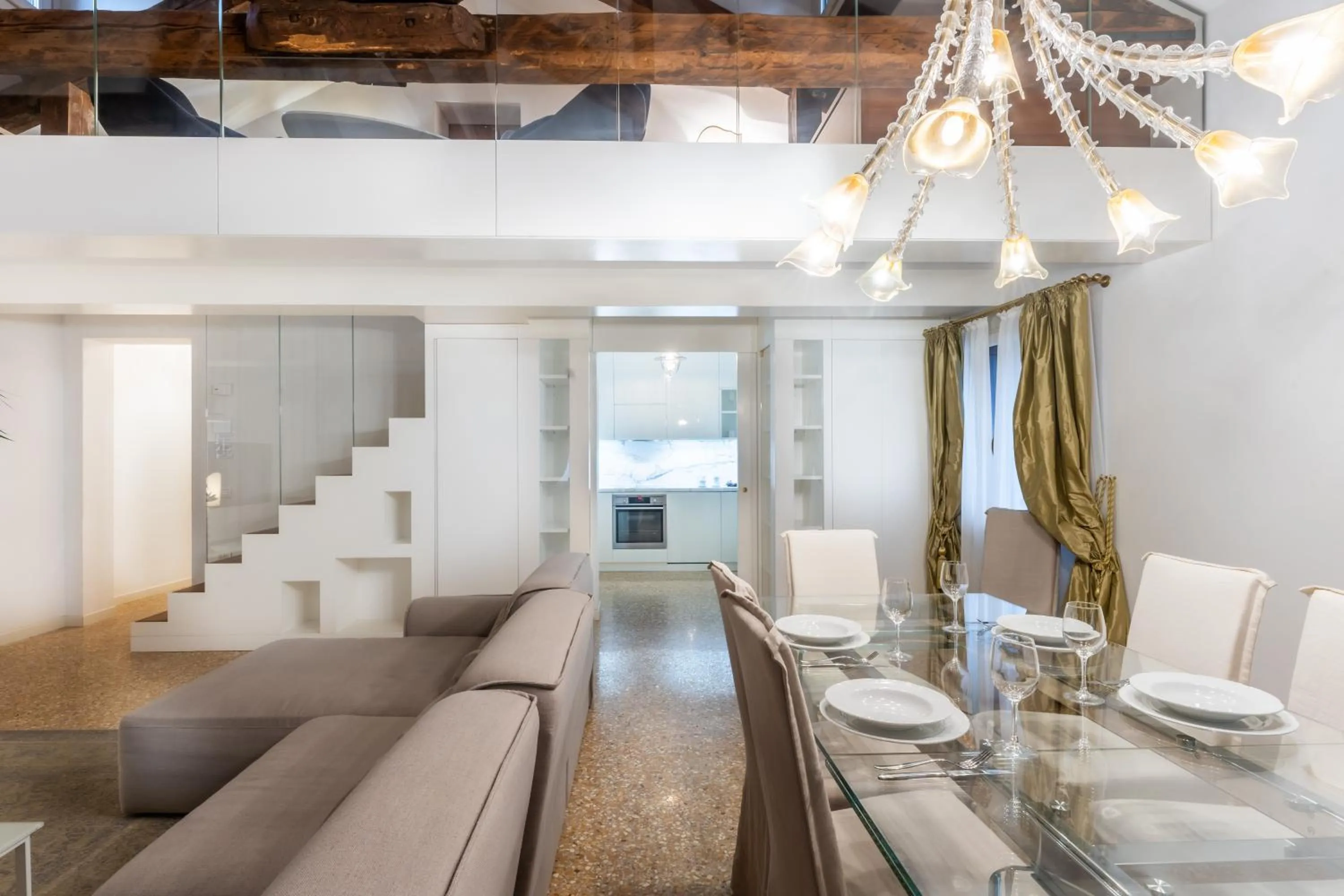 Living room in San Teodoro Palace - Luxury Apartments