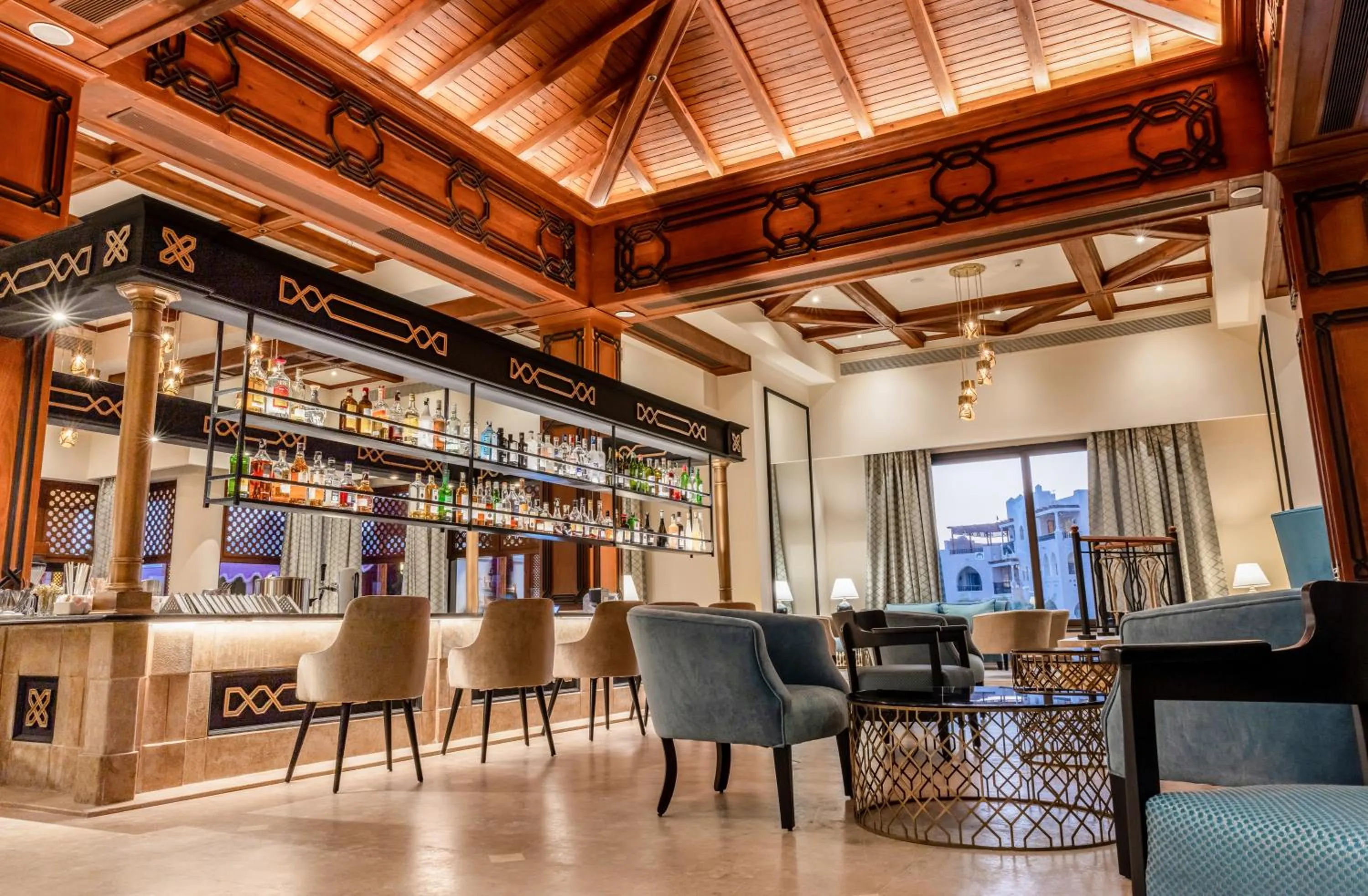 Lounge or bar in Kempinski Hotel Soma Bay