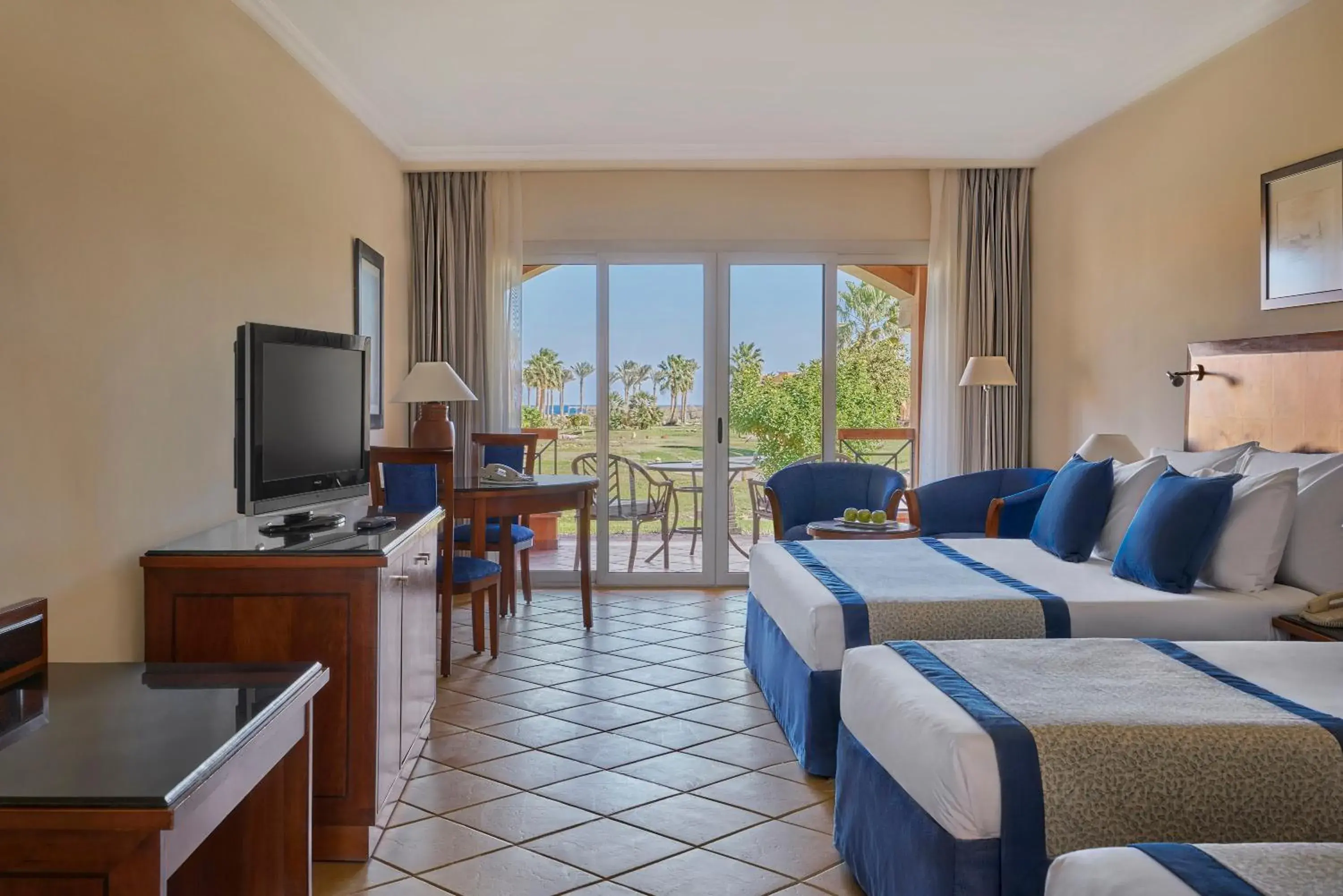 Family, King Bed, Garden View in JAZ Grand Marsa Family, King Bed, Garden View in JAZ Grand Marsa