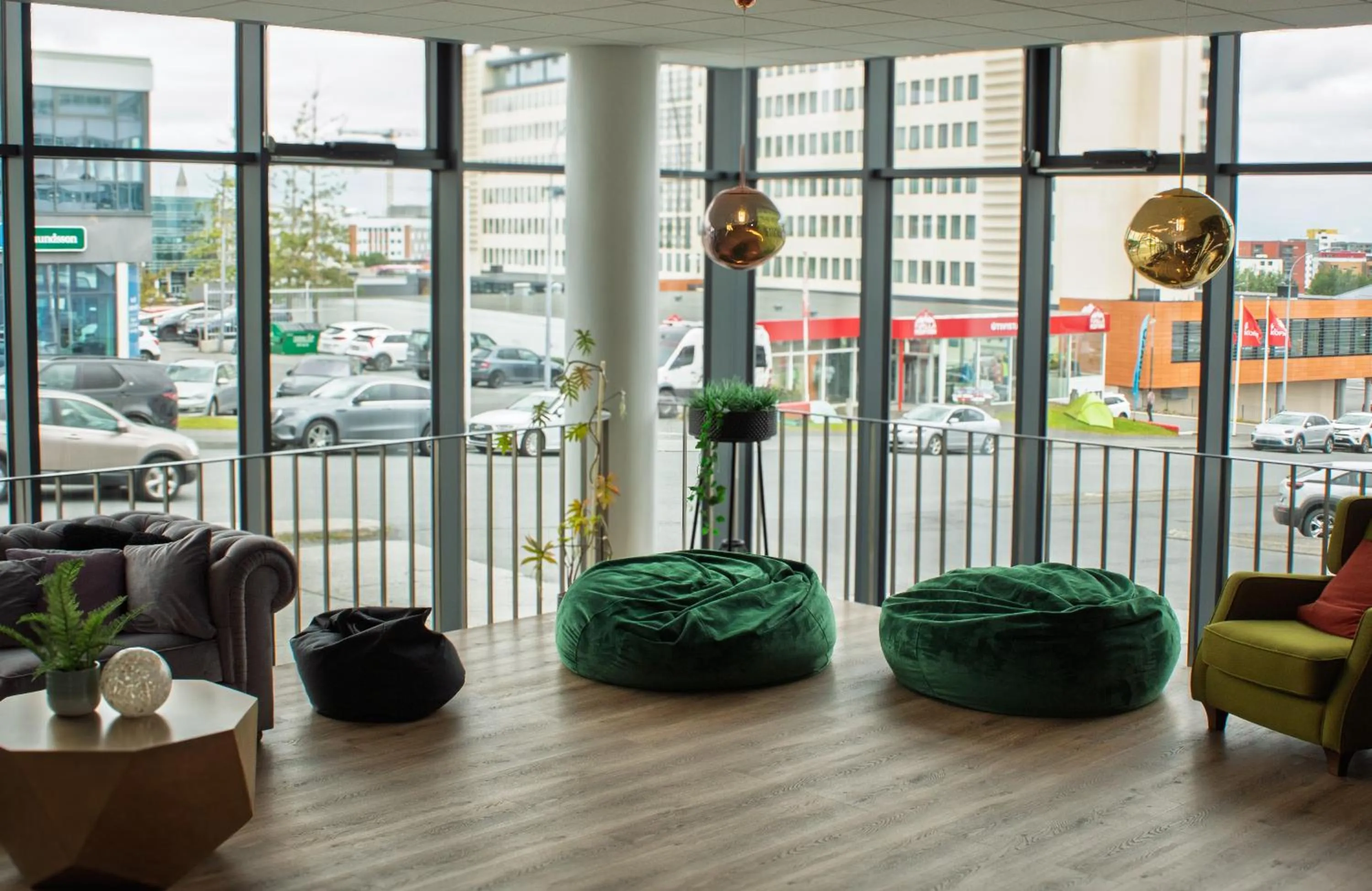Seating area in Hotel Muli