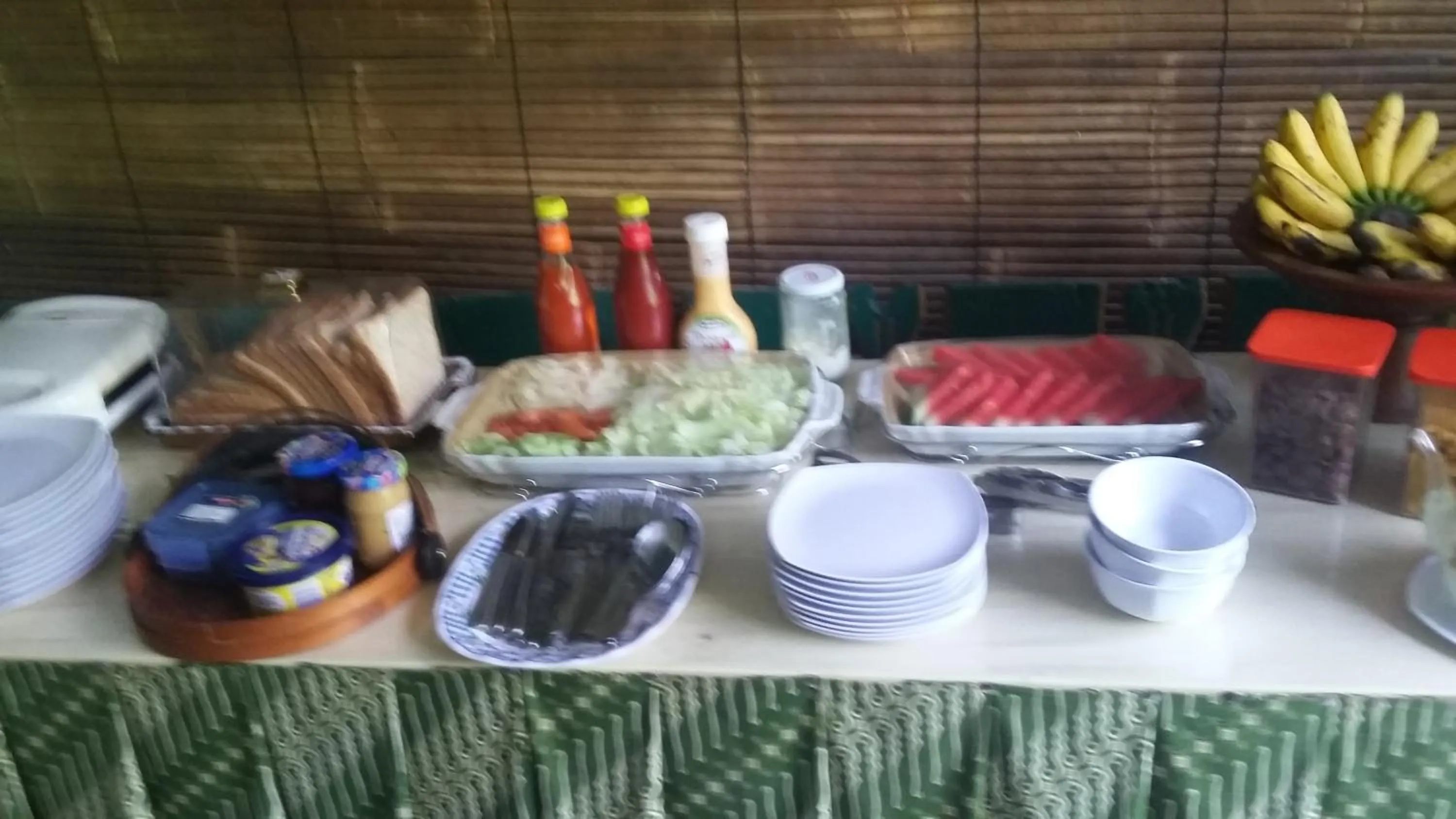 Food and drinks in Pendopo Andari Homestay