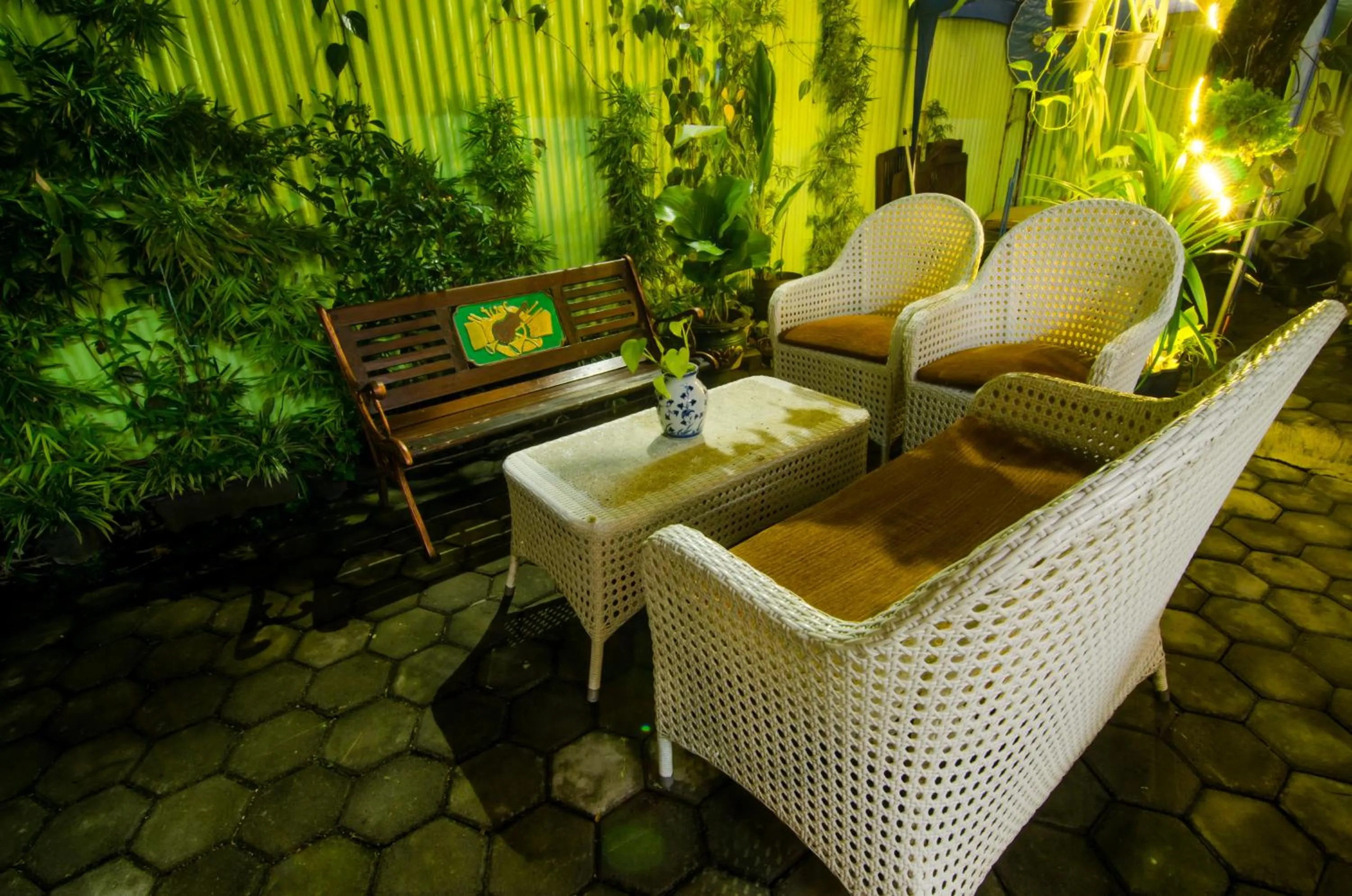 Garden view in Pendopo Andari Homestay