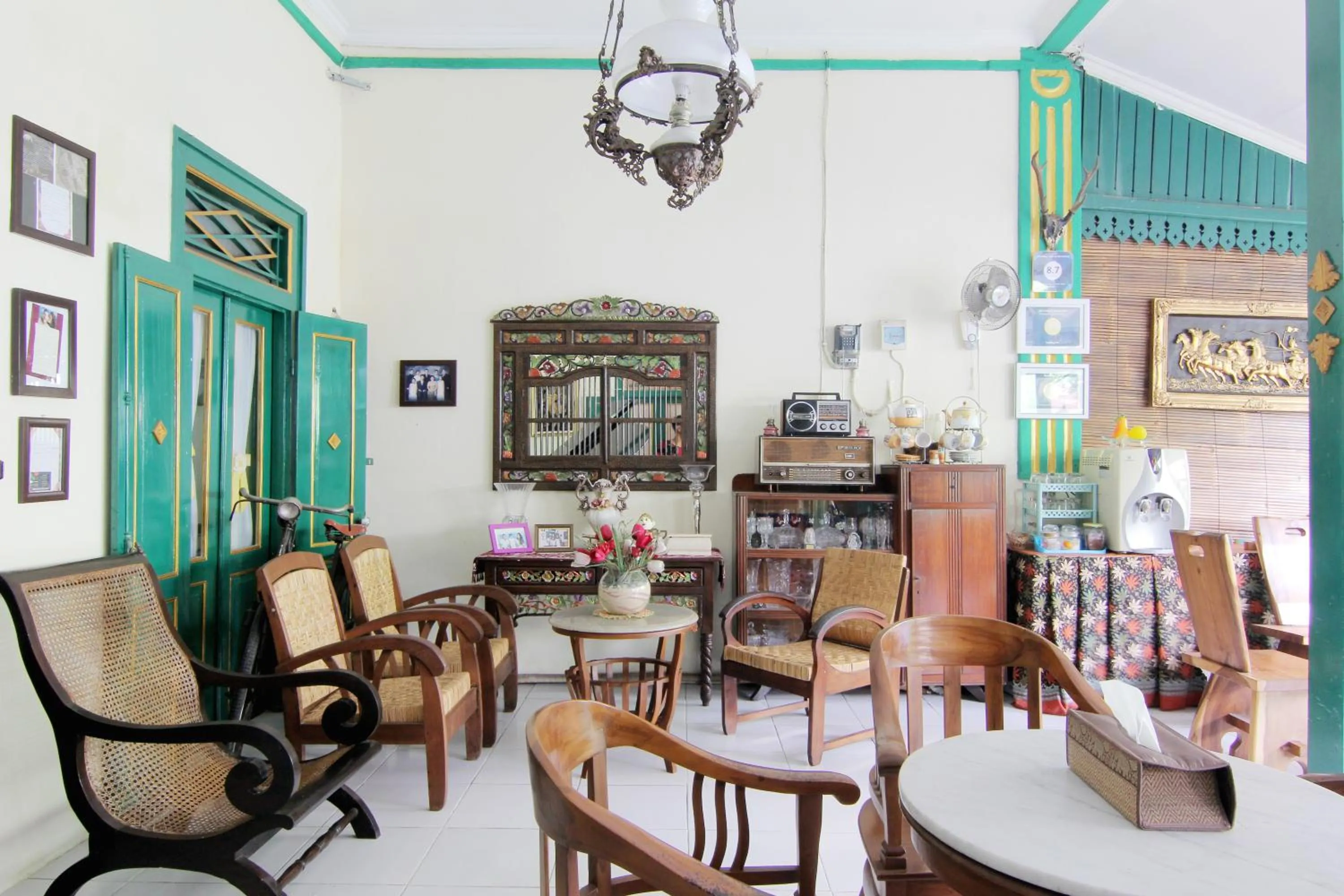 Living room in Pendopo Andari Homestay