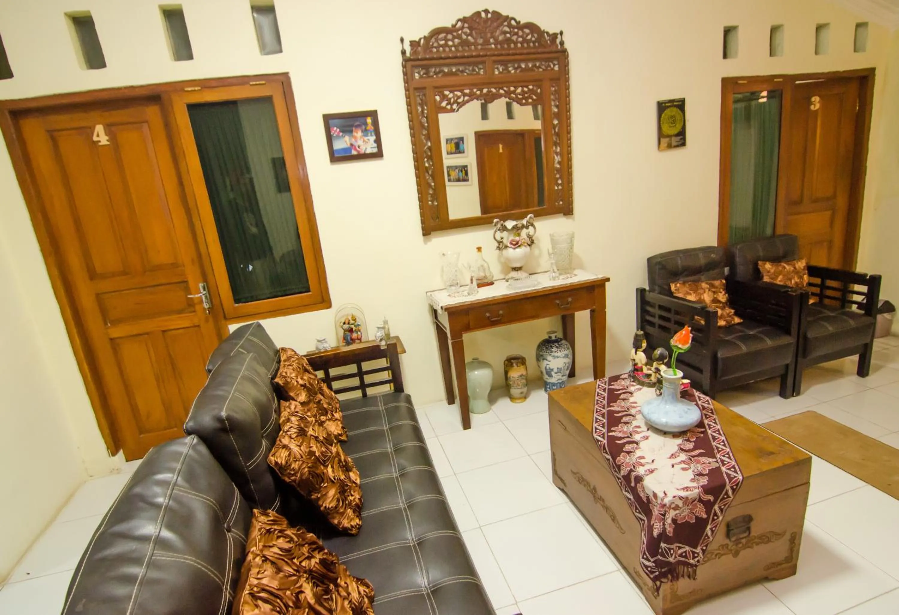 Living room in Pendopo Andari Homestay