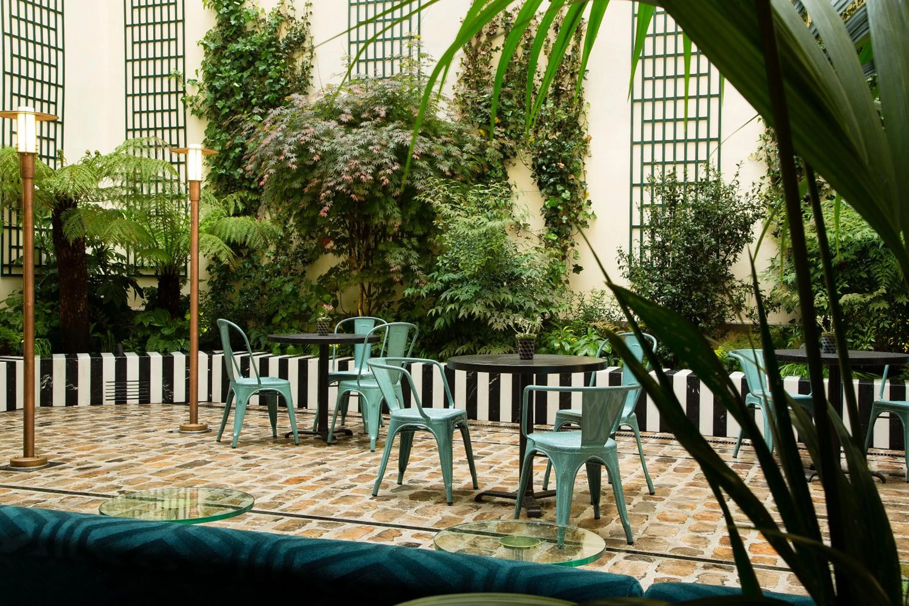Garden in Hôtel Saint-Marc