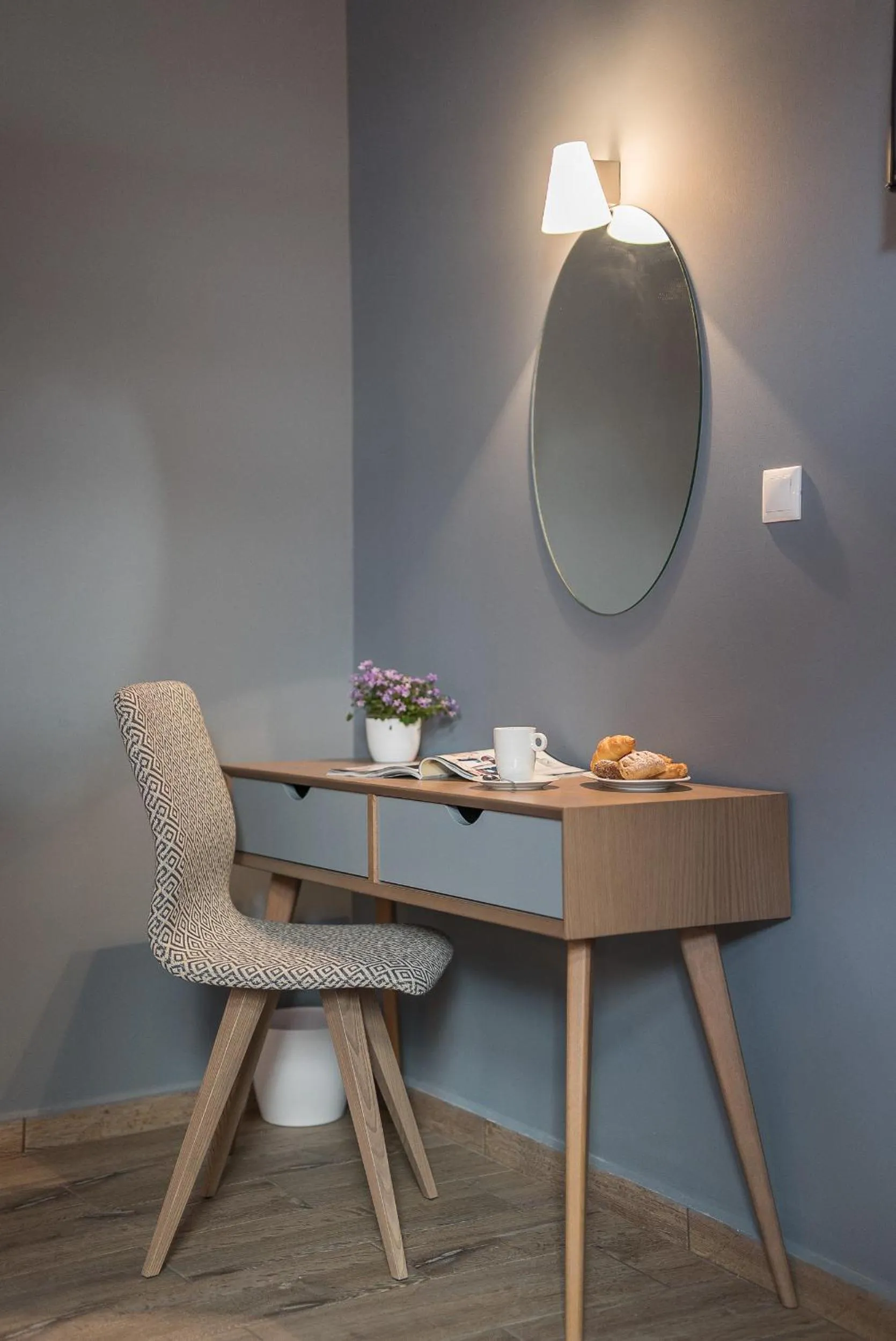 Decorative detail in Bluebell Luxury Suites