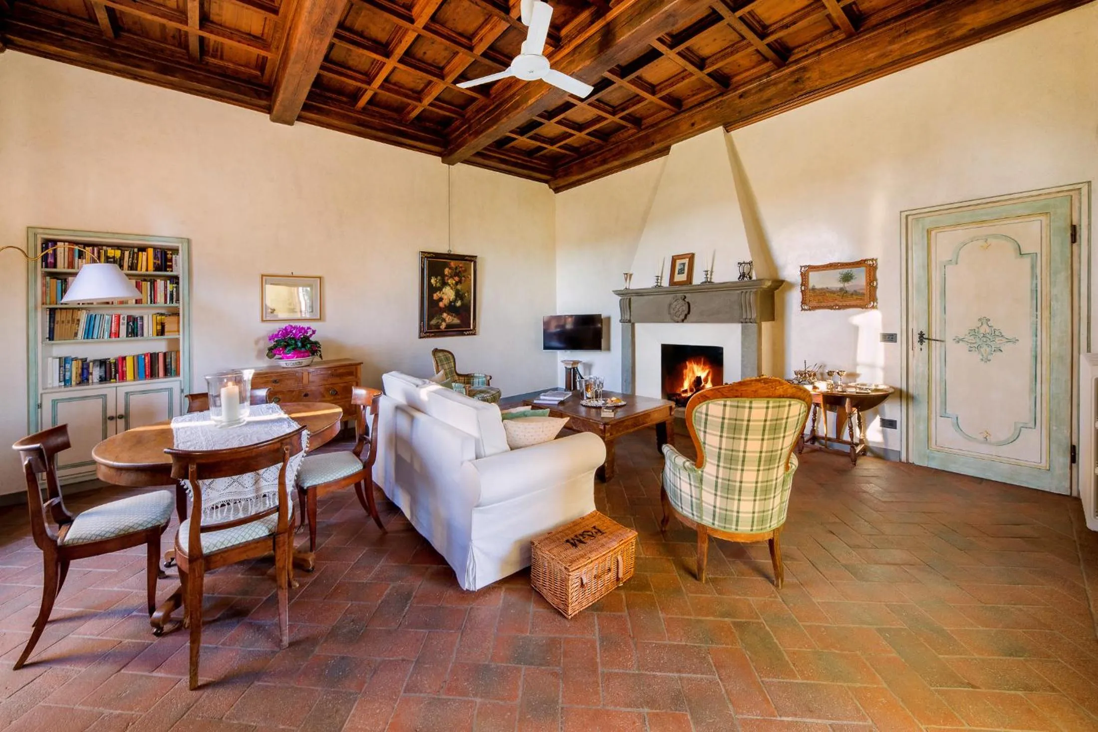 Living room in Castello di Cafaggio