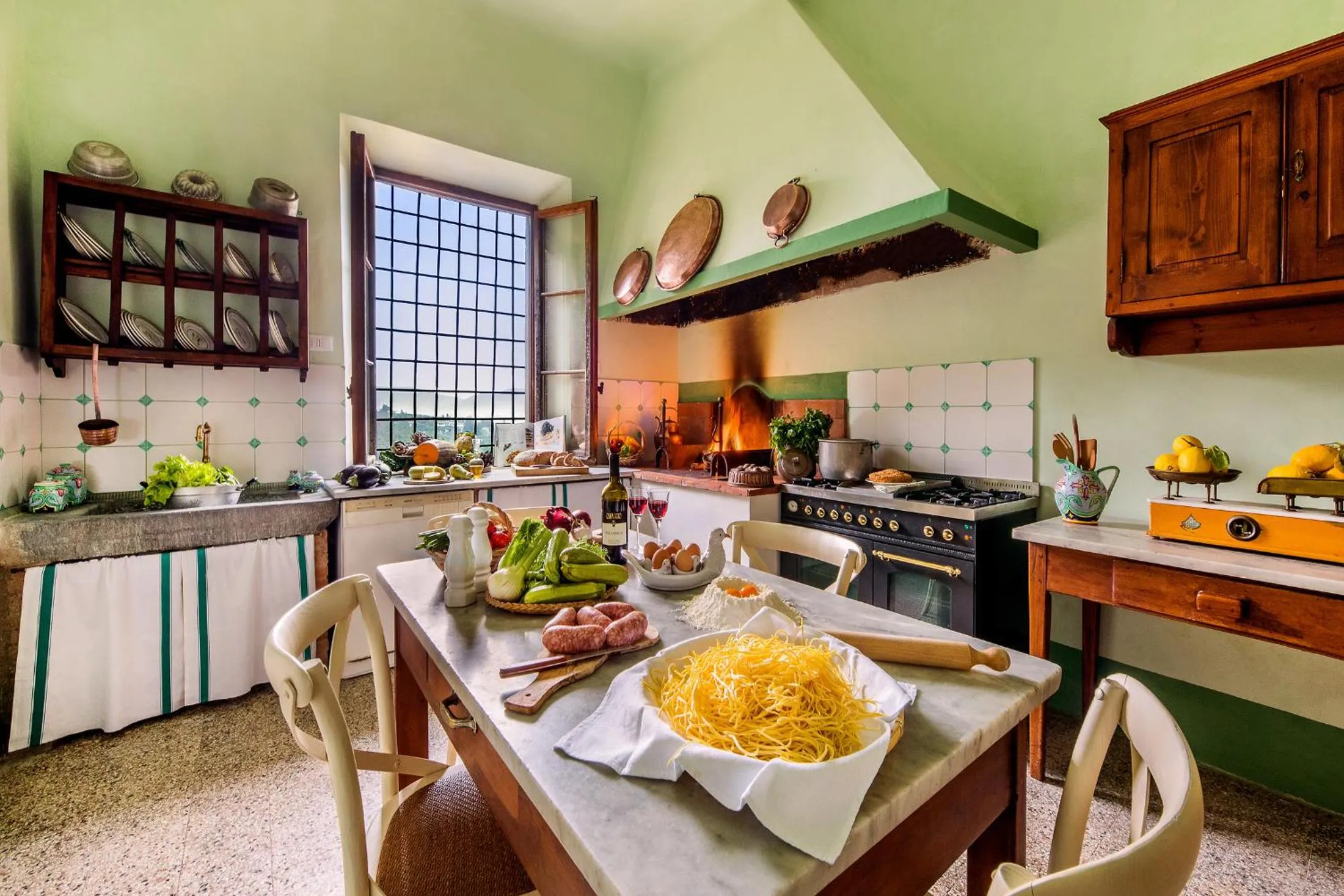 Food and drinks in Castello di Cafaggio