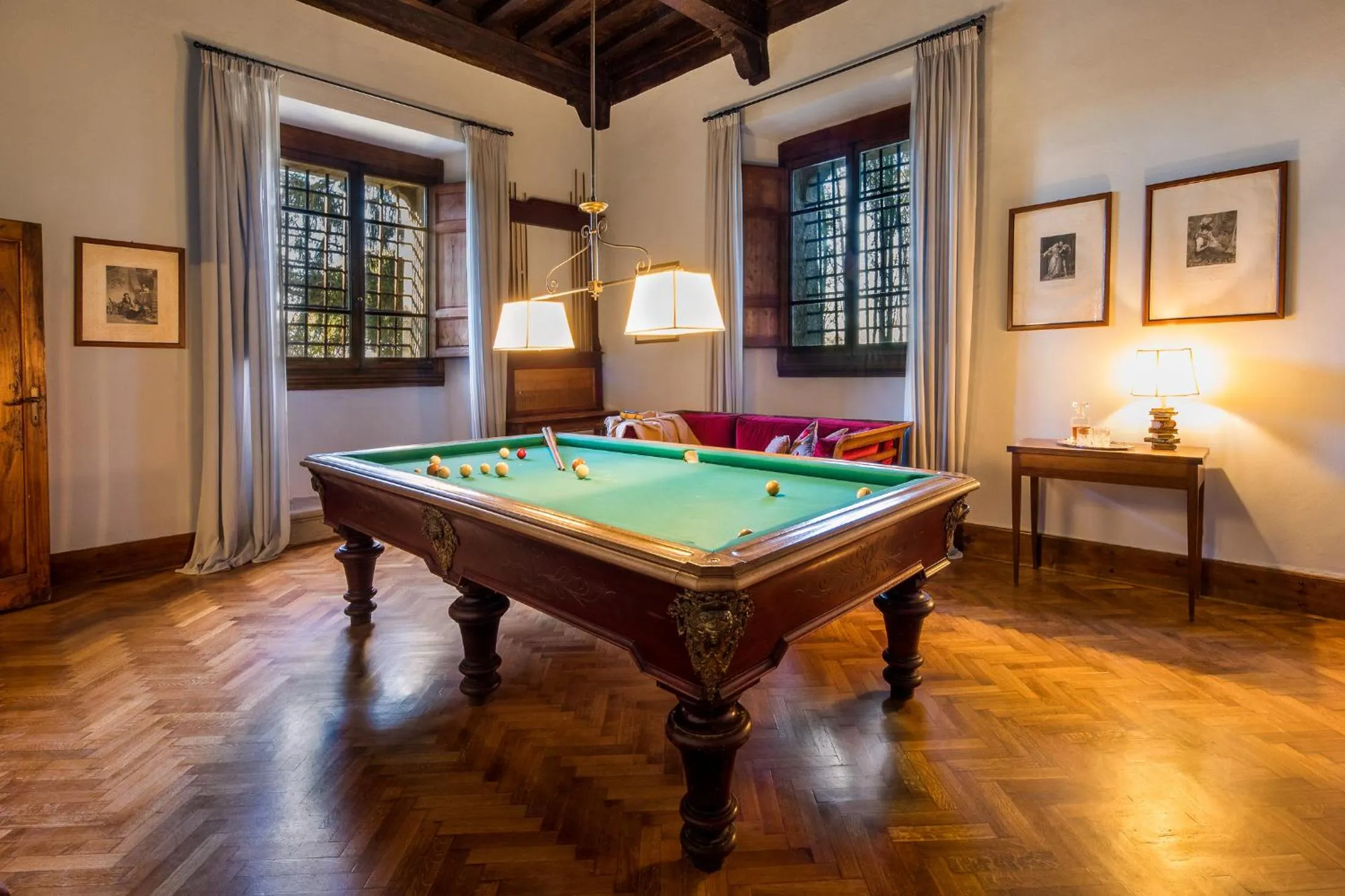 Billiard in Castello di Cafaggio