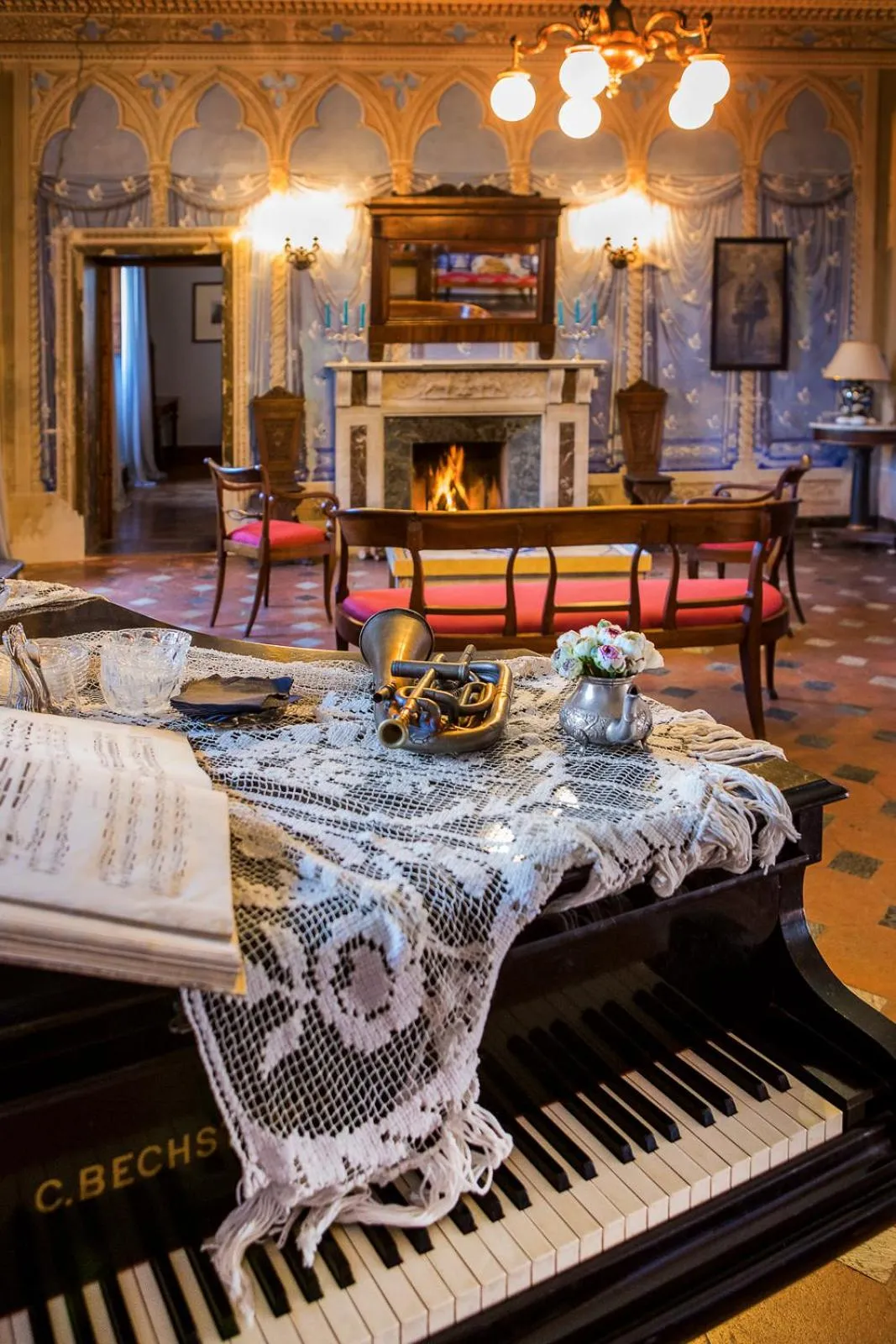 Living room in Castello di Cafaggio
