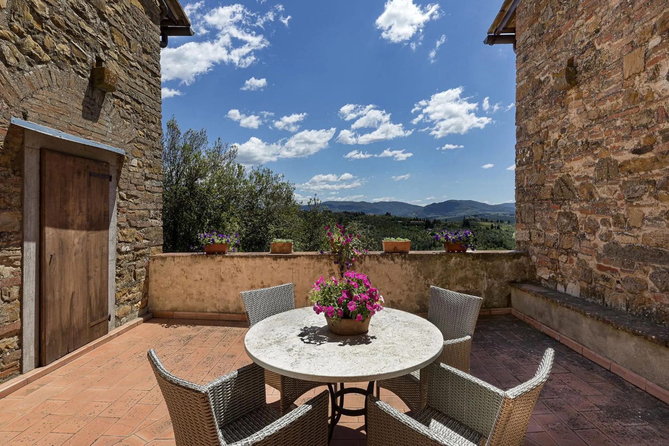 Balcony/Terrace in Castello di Cafaggio