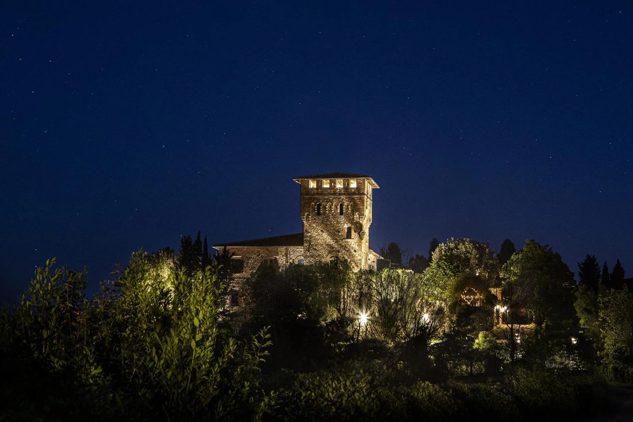 Night in Castello di Cafaggio