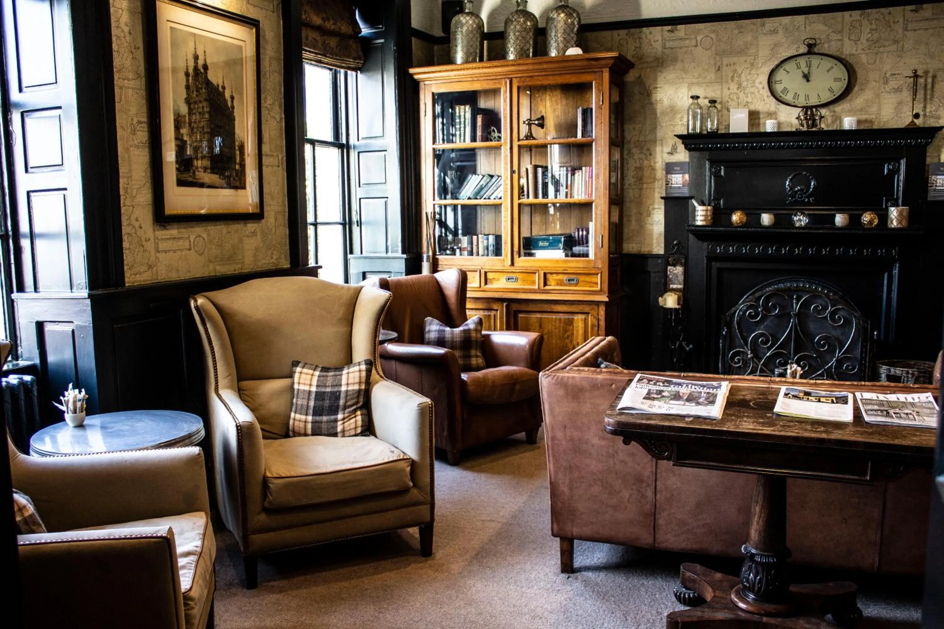 Decorative detail in The Royal Hotel