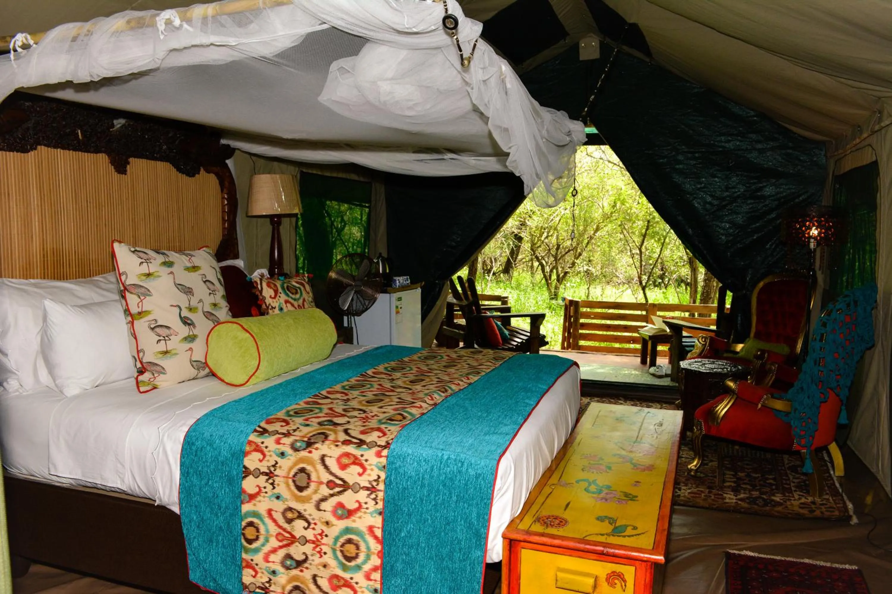 Day, Bed in Wielewaal Bush Lodge