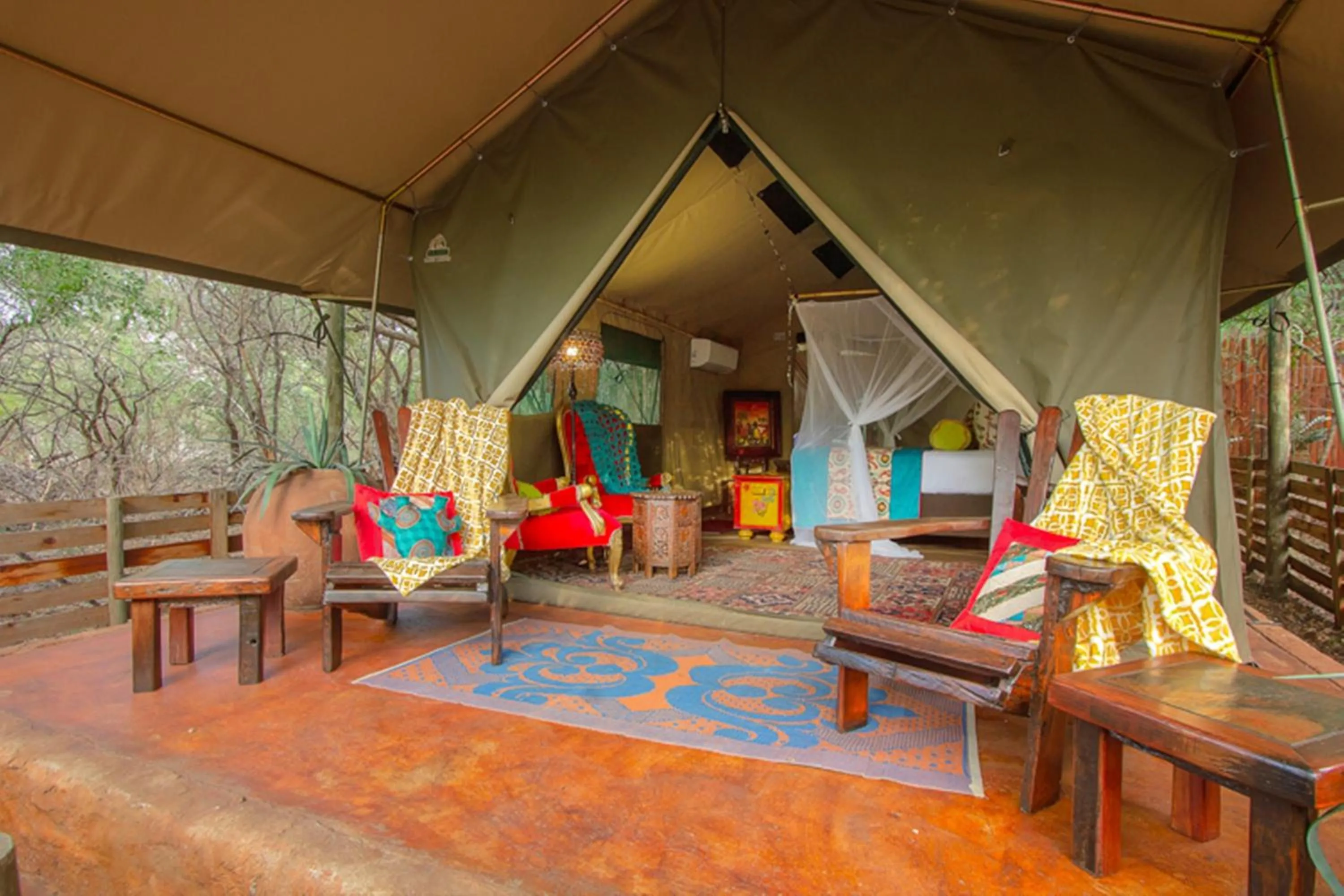 Balcony/Terrace in Wielewaal Bush Lodge