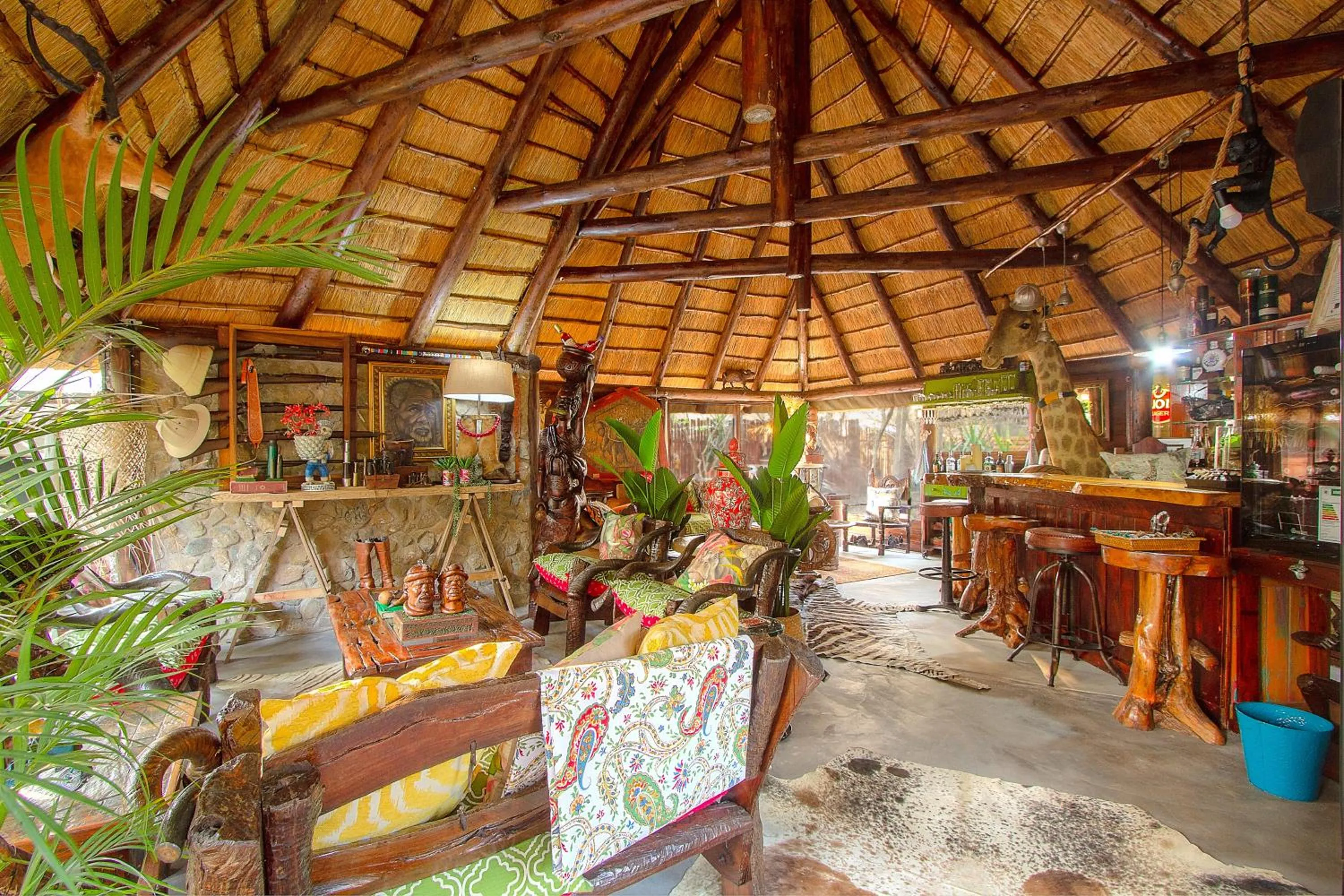Lounge or bar in Wielewaal Bush Lodge