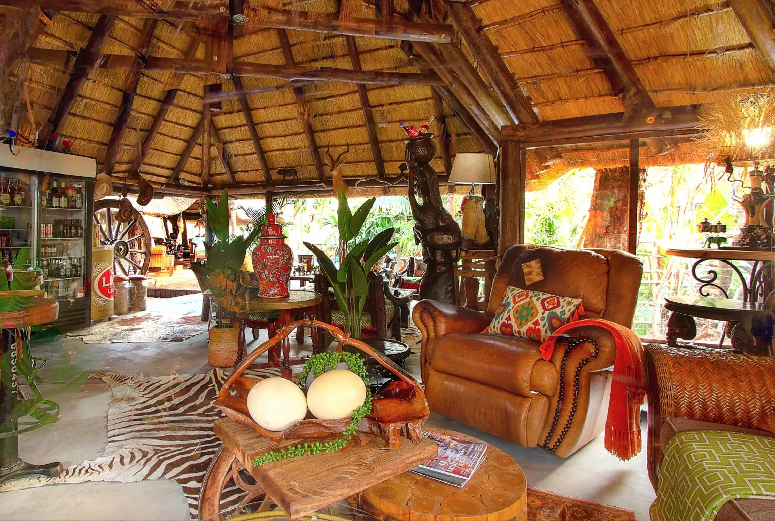 Lounge or bar in Wielewaal Bush Lodge