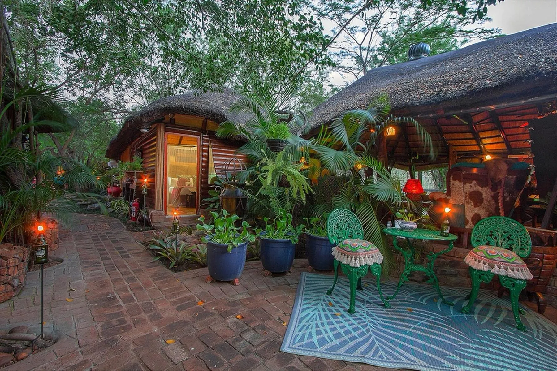 Patio in Wielewaal Bush Lodge