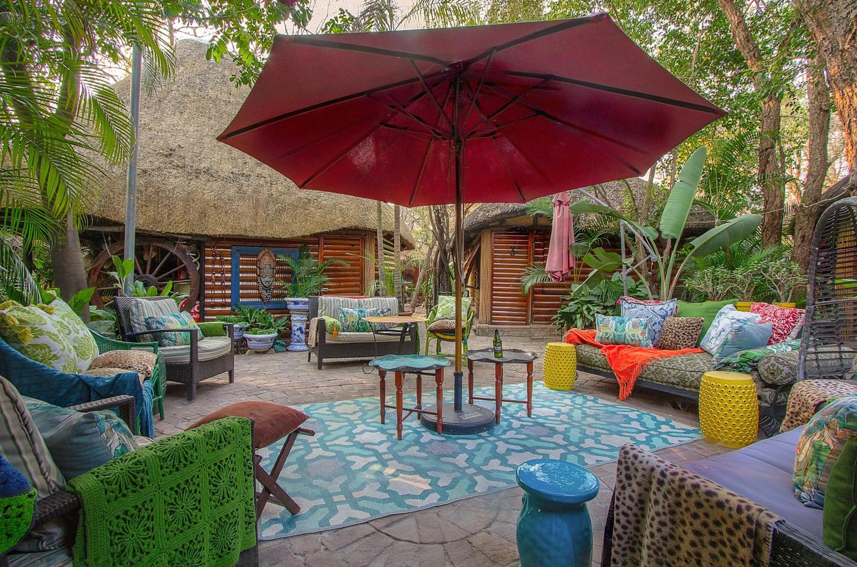 Patio in Wielewaal Bush Lodge