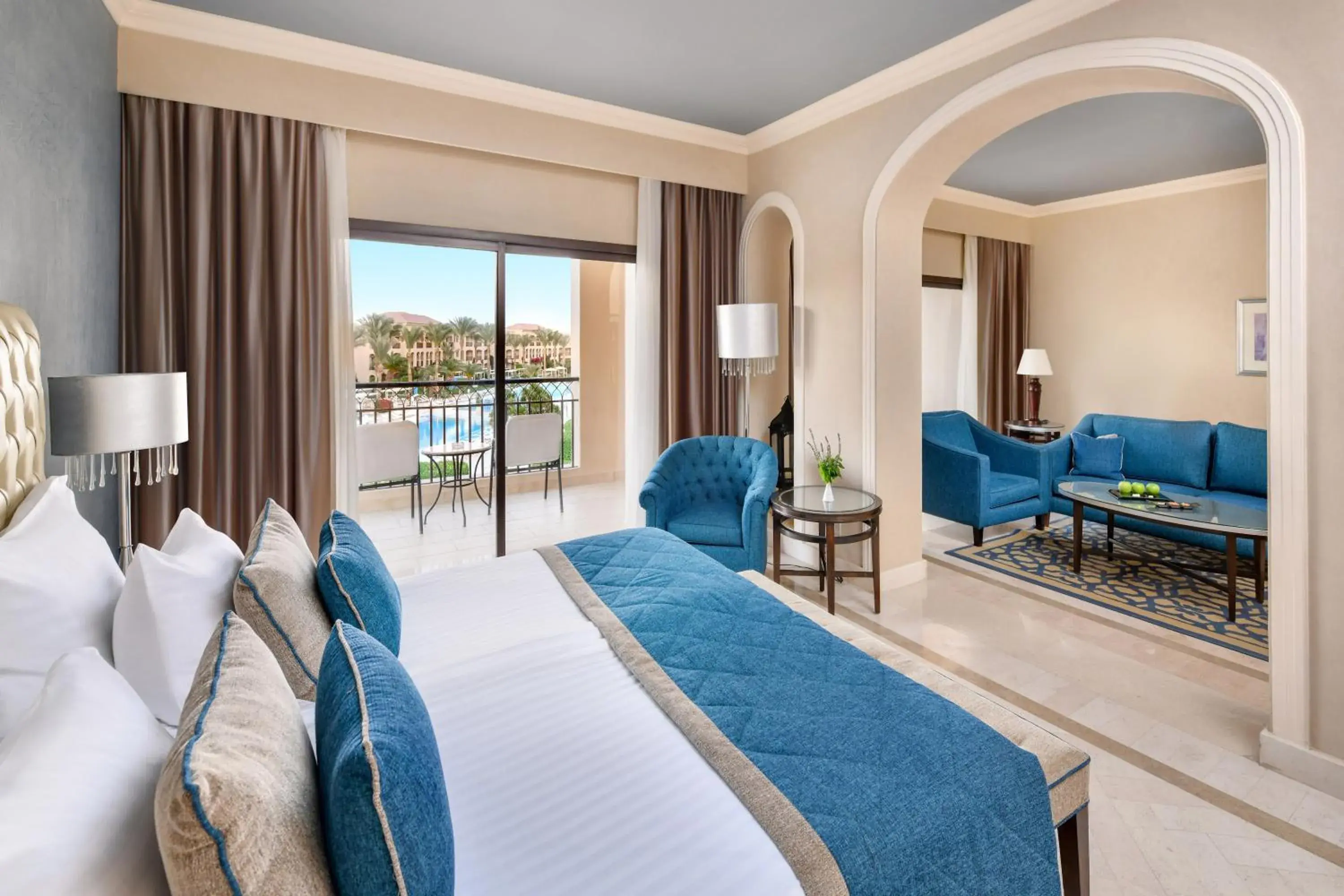 Junior Suite, Queen or Twin Bed, Pool View in JAZ Aquamarine Junior Suite, Queen or Twin Bed, Pool View in JAZ Aquamarine