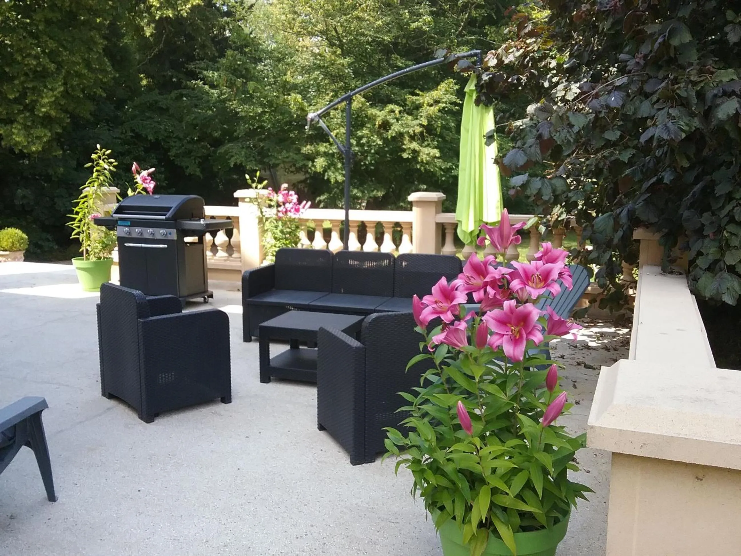 BBQ facilities in Château des marronniers