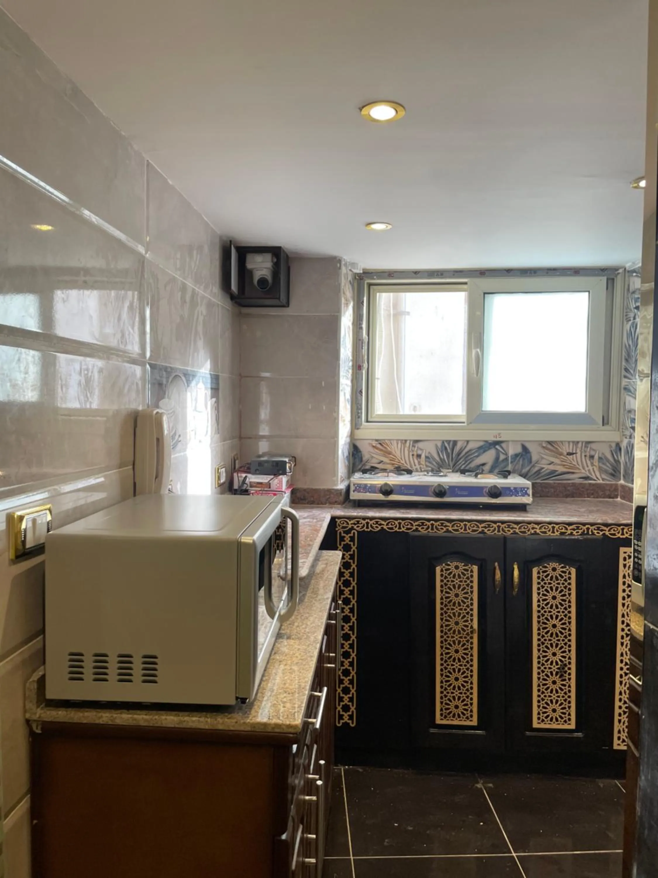 Kitchen or kitchenette in Cairo Inn