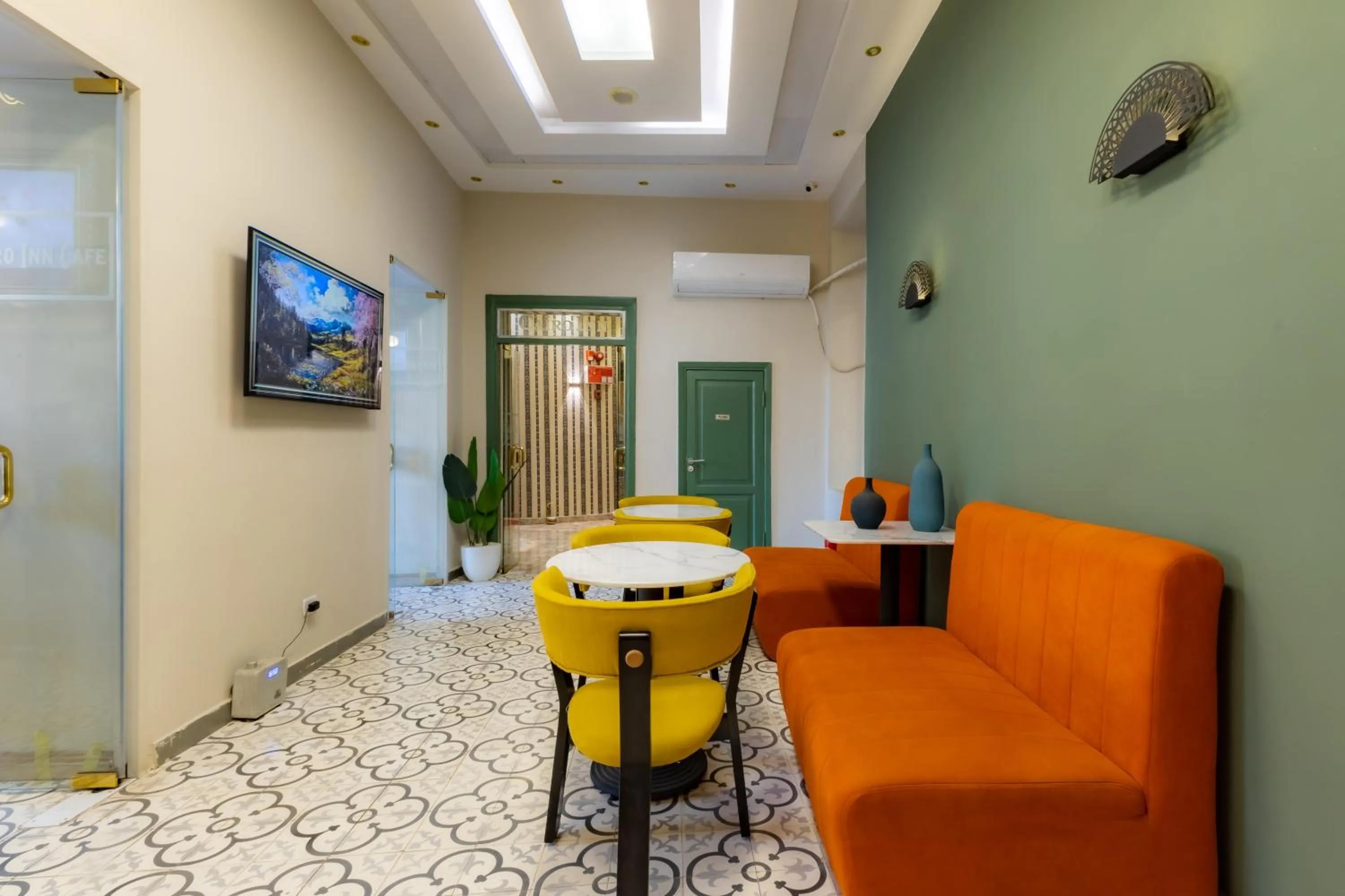 Lobby or reception in Cairo Inn