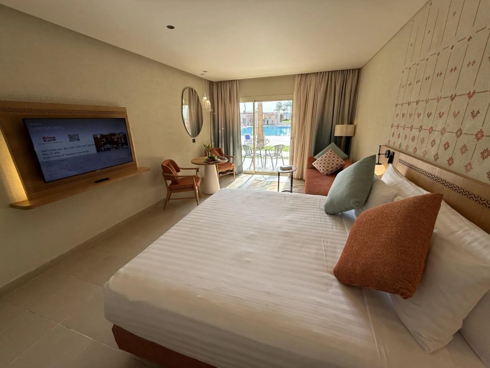 View (from property/room), Bed in Naama Bay Promenade Beach Resort Managed By Accor