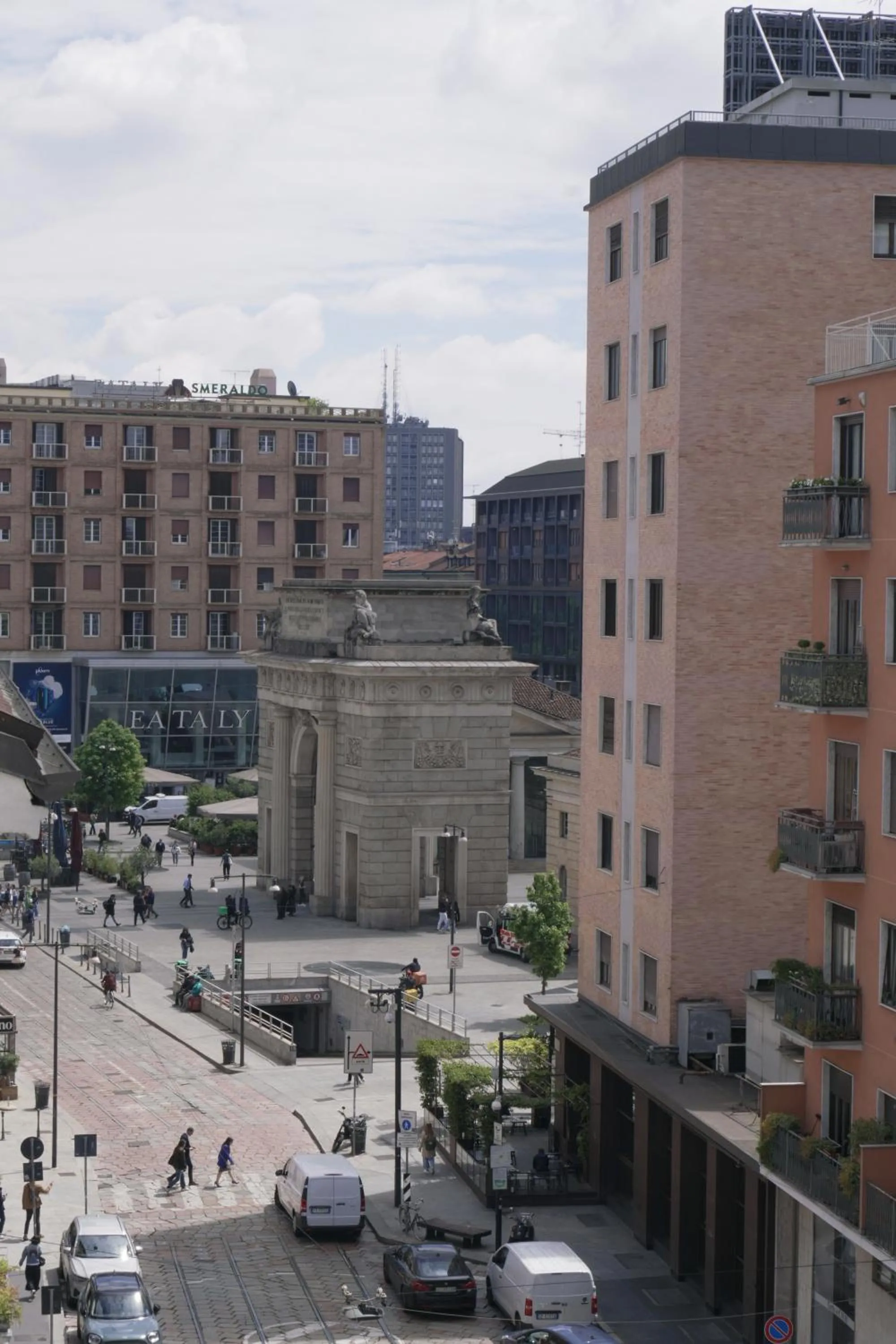 City view in Porta Garibaldi