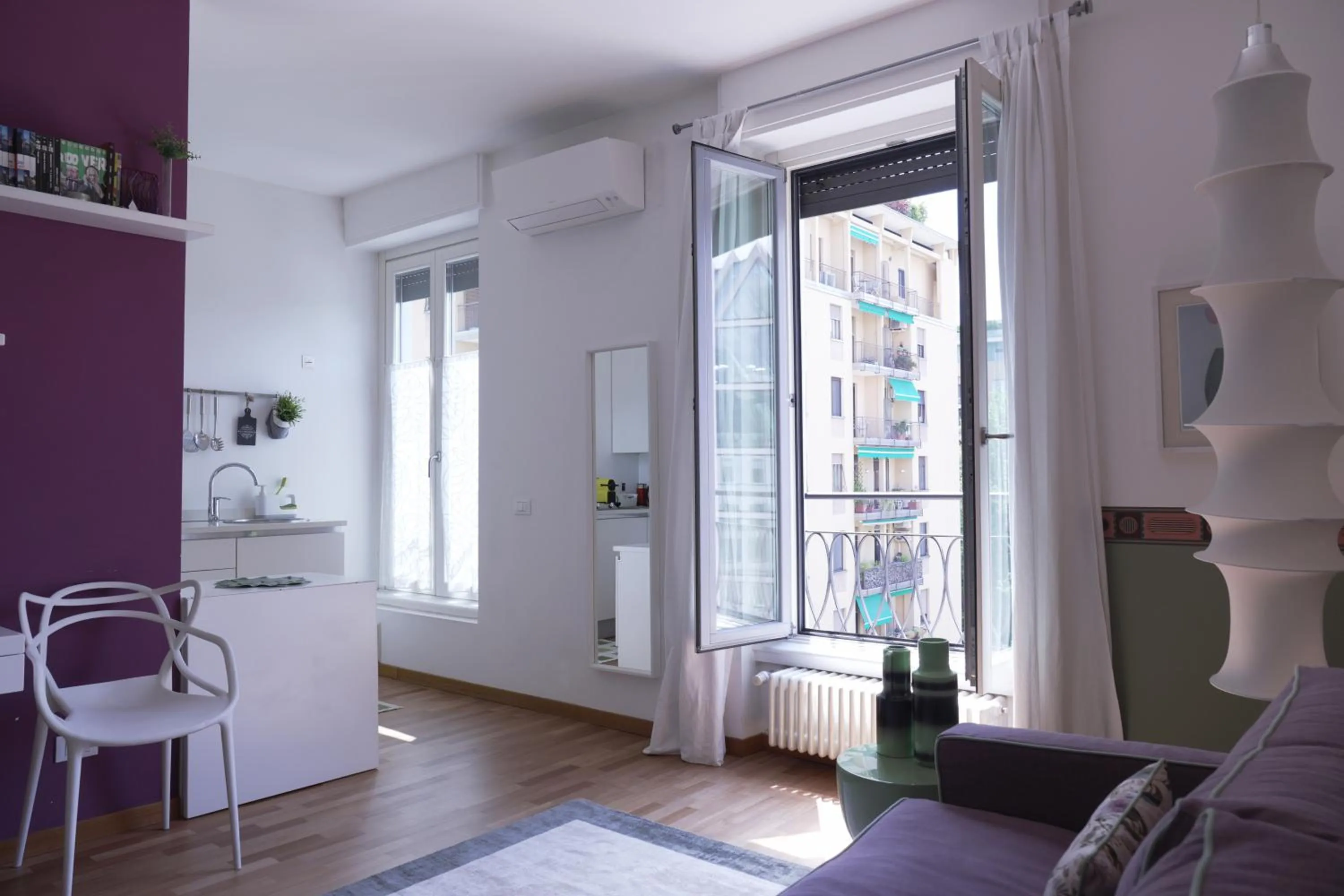 Seating area in Porta Garibaldi