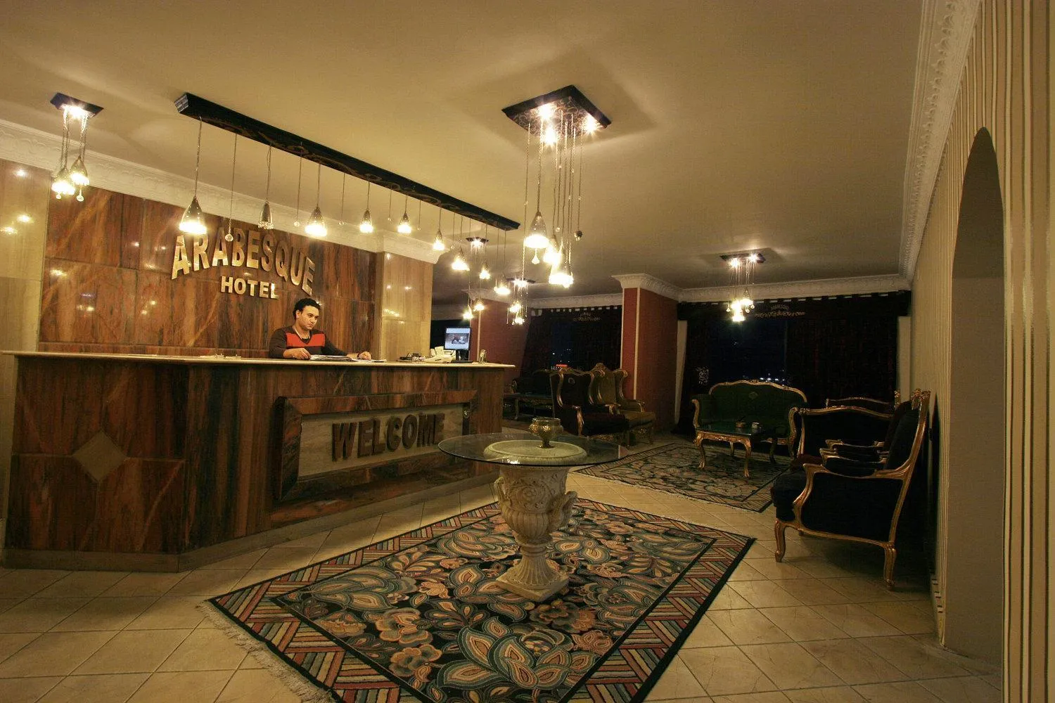 Lobby or reception in Arabesque Hotel