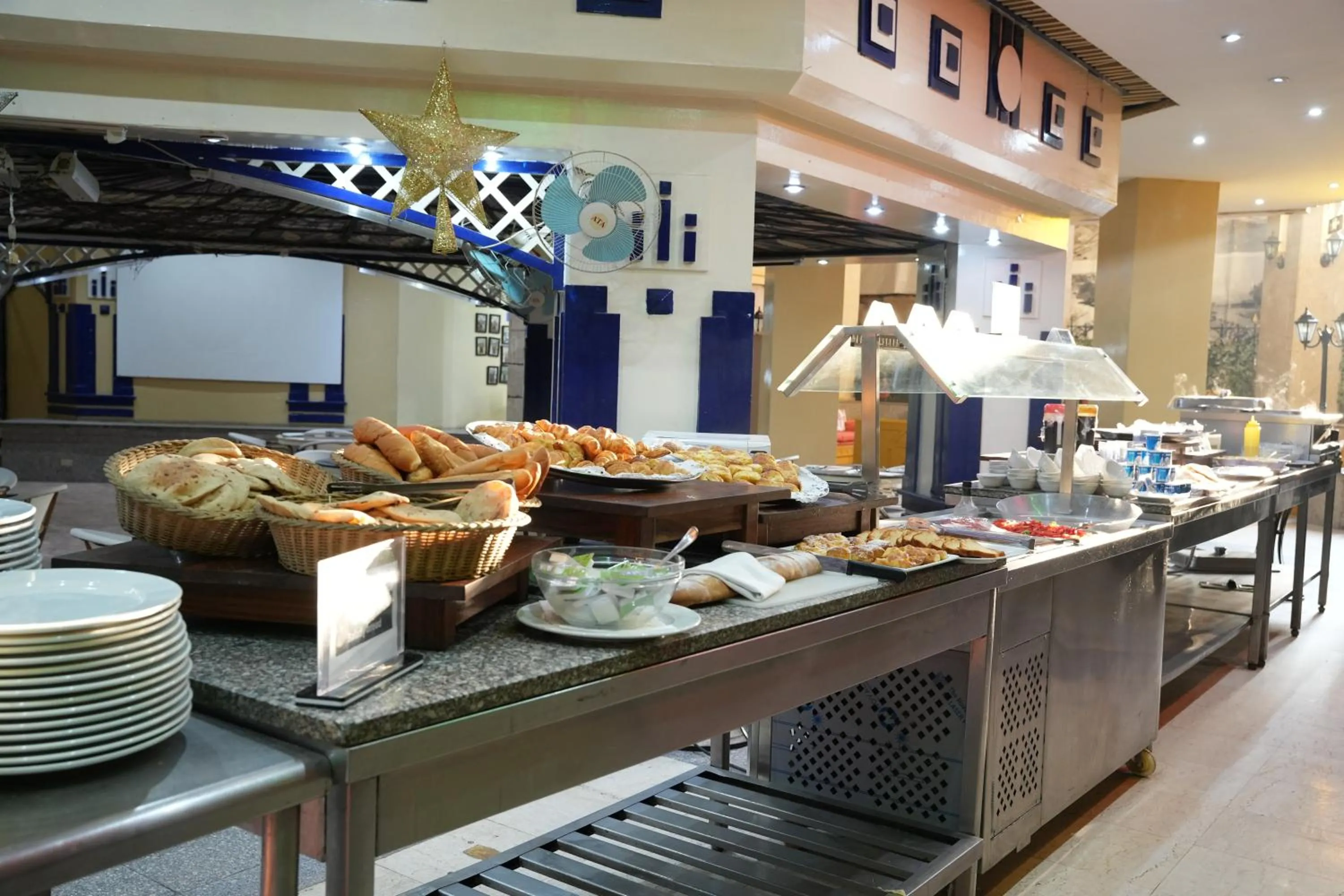 Buffet breakfast in Gaddis Hotel, Suites and Apartments
