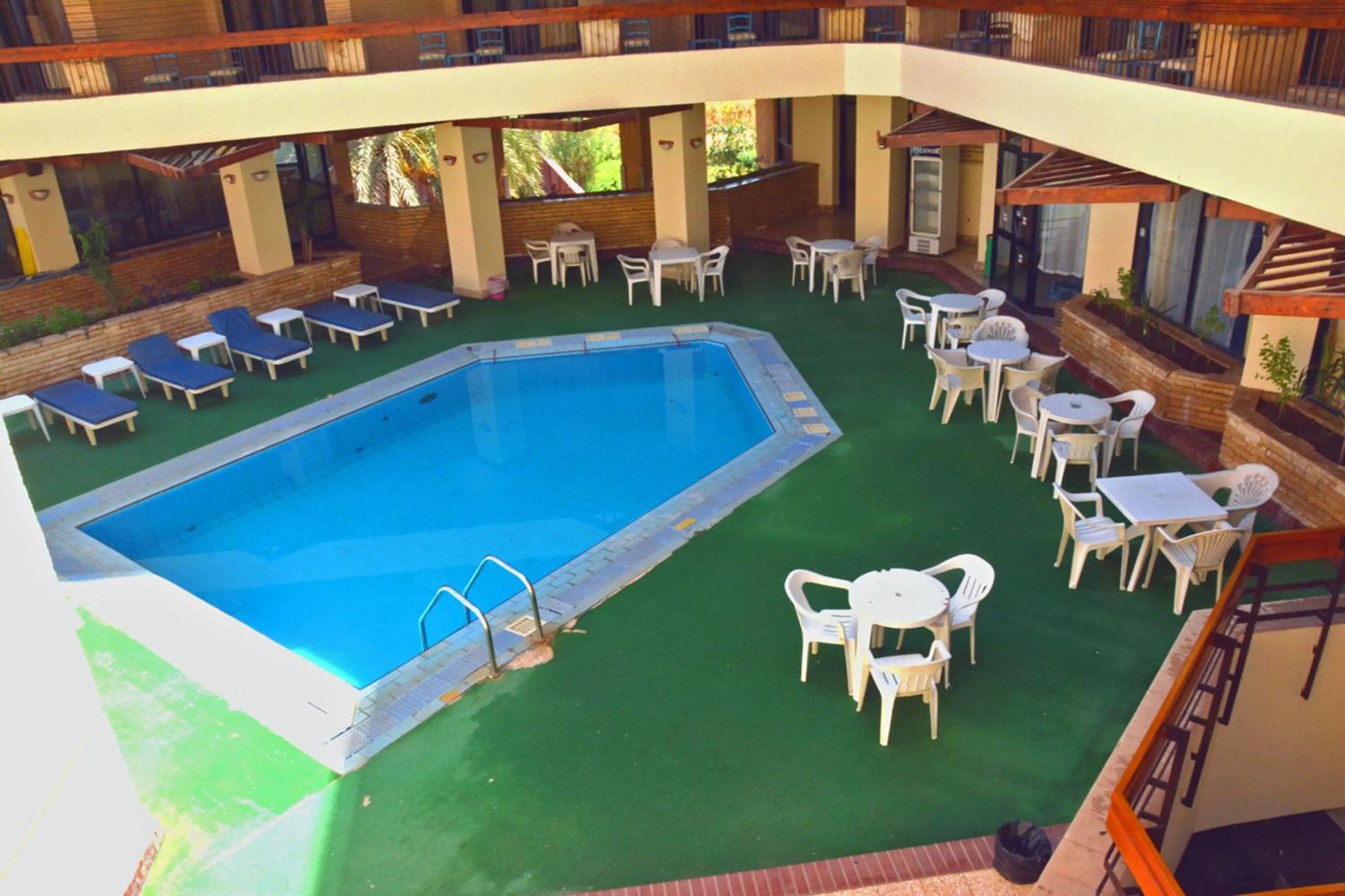 Pool view in Gaddis Hotel, Suites and Apartments