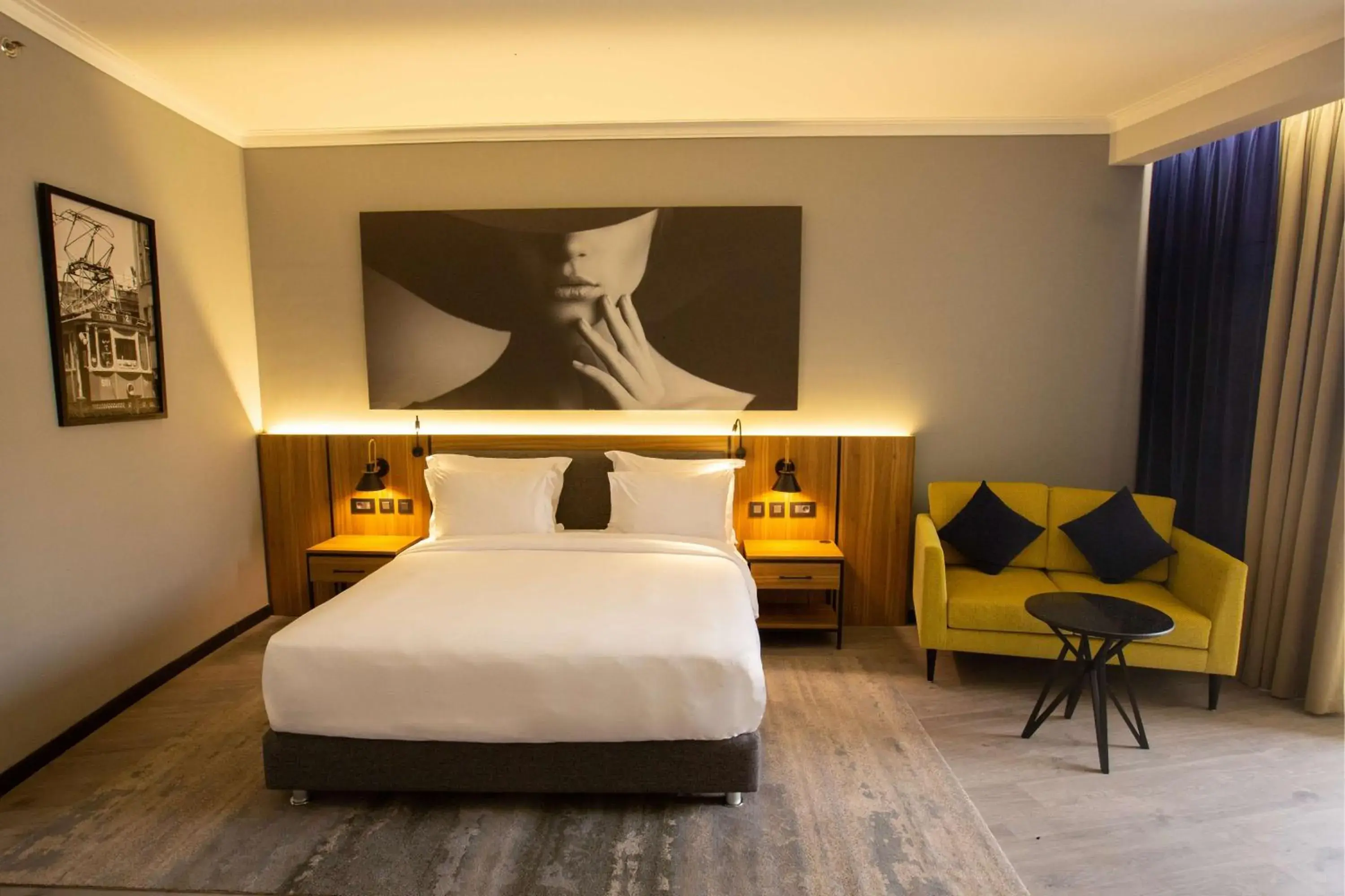 Premium Room with Terrace and Pool View in Radisson Blu Hotel & Convention Center, Alexandria Premium Room with Terrace and Pool View in Radisson Blu Hotel & Convention Center, Alexandria