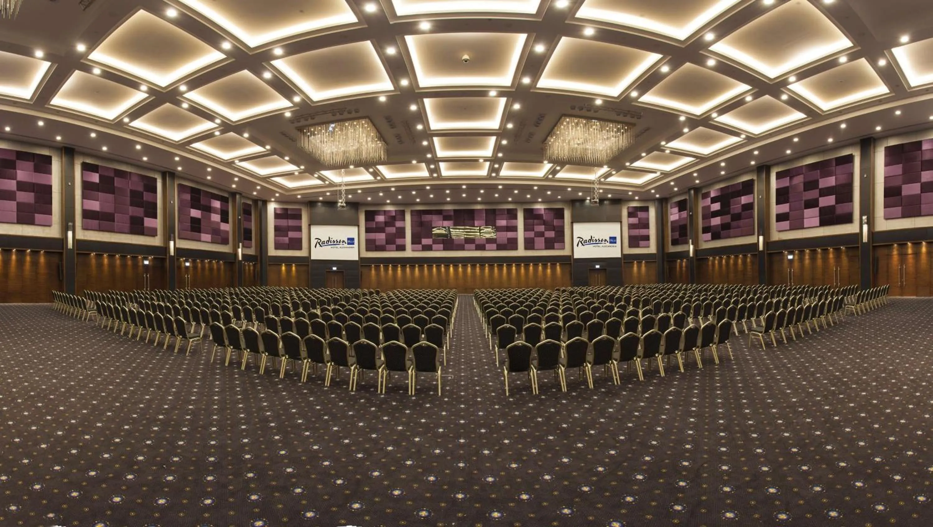 On site in Radisson Blu Hotel & Convention Center, Alexandria