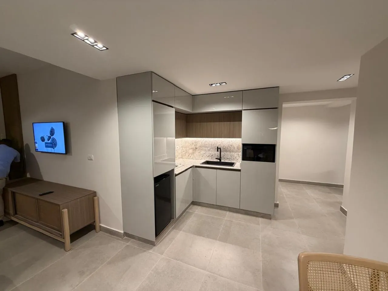 Kitchen or kitchenette in Sunny Days Palma De Mirette Resort & Spa