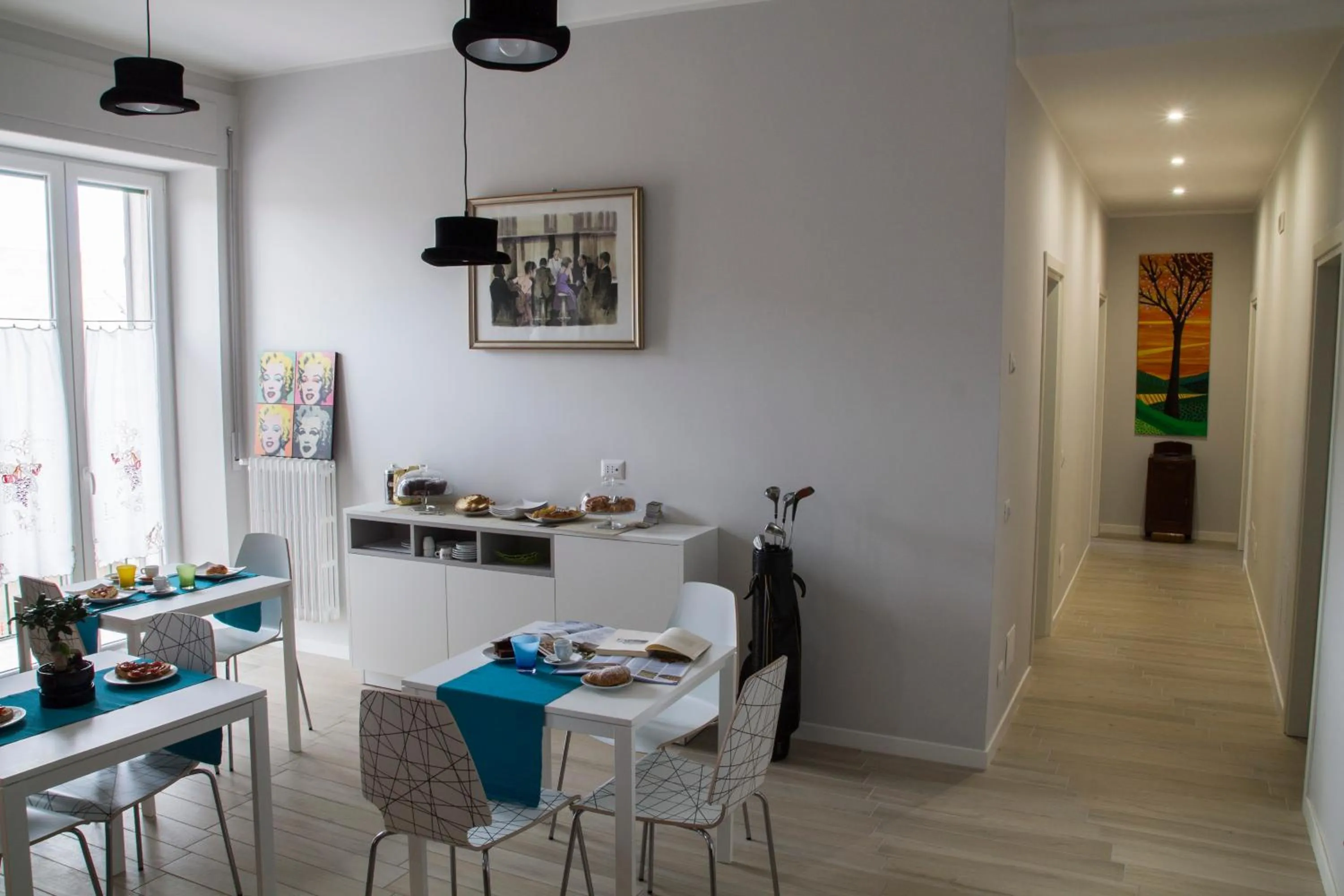 Dining area in B&B Da Vinci