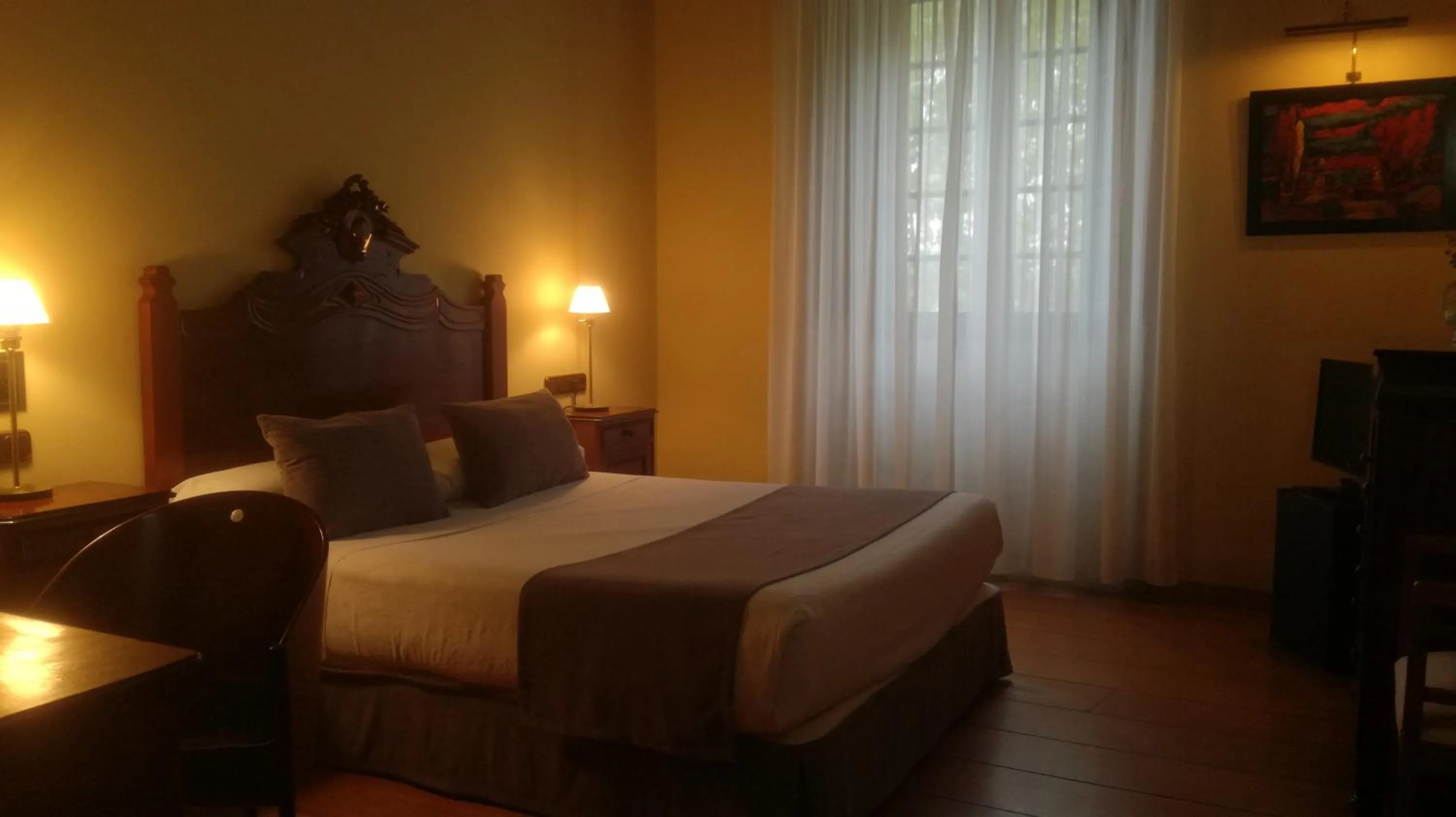 Bed in Pazo da Merced