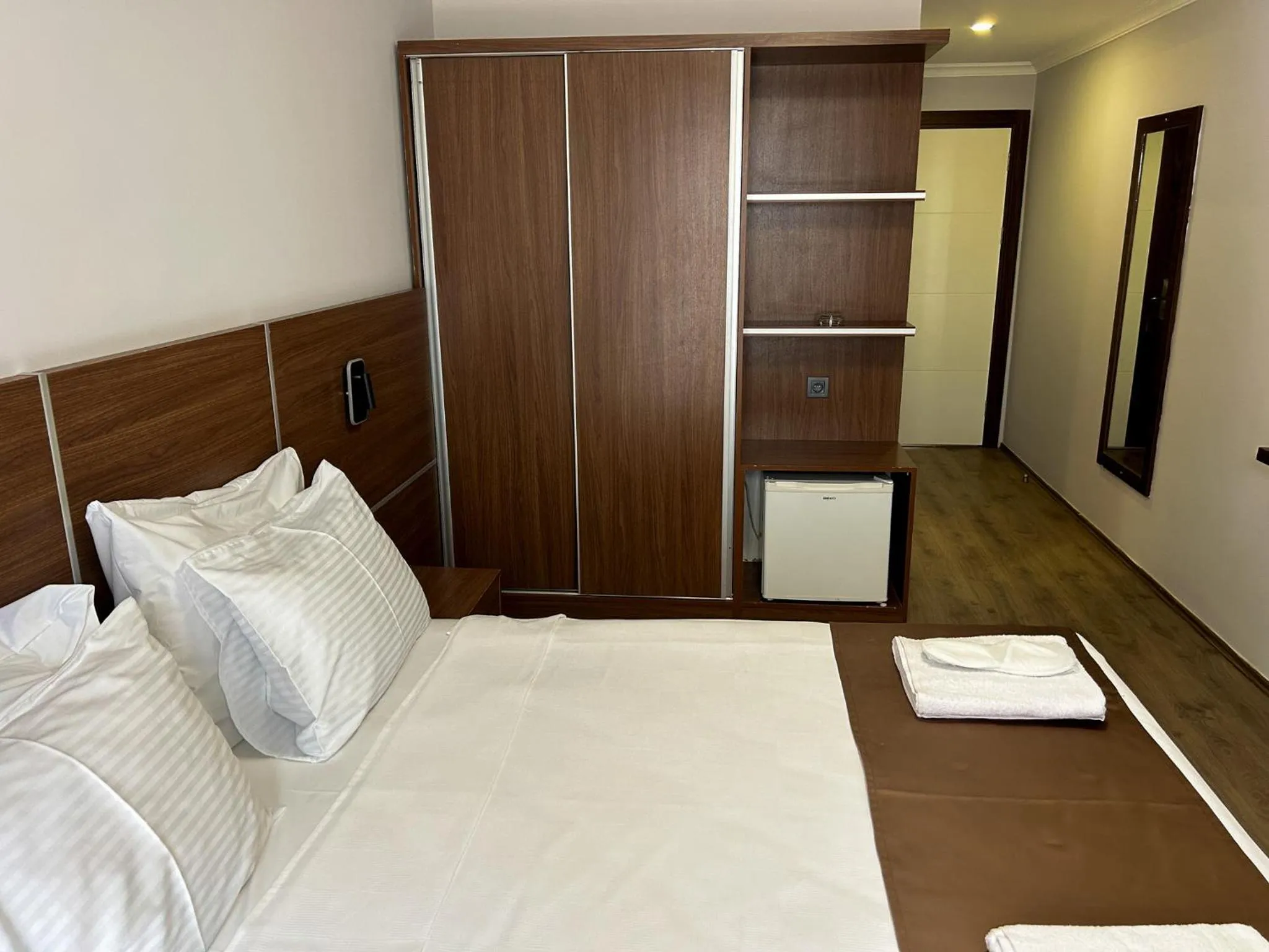 Bed in Gulluk Life Hotel