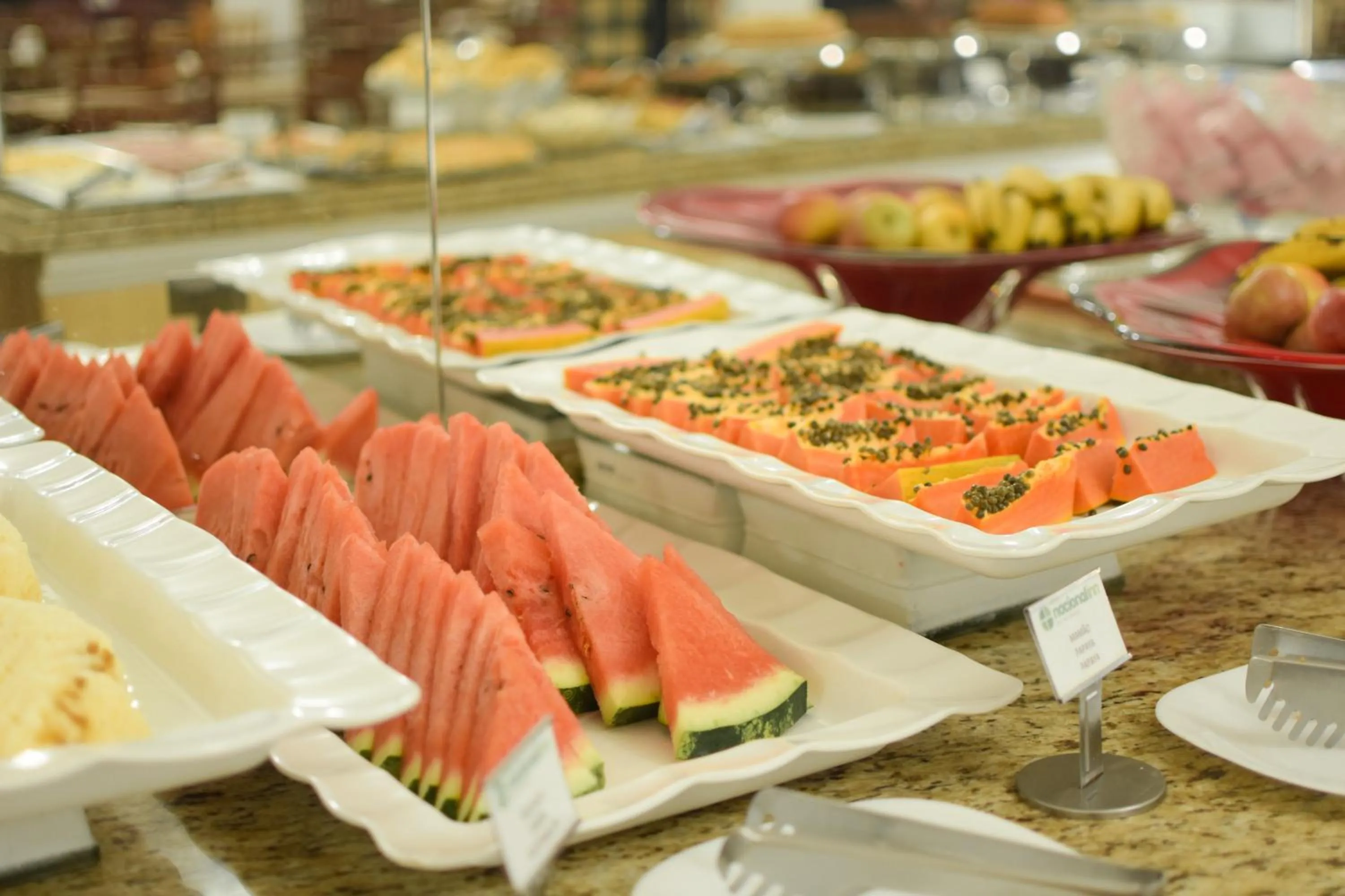 Buffet breakfast in Hotel Nacional Inn Foz do Iguaçu