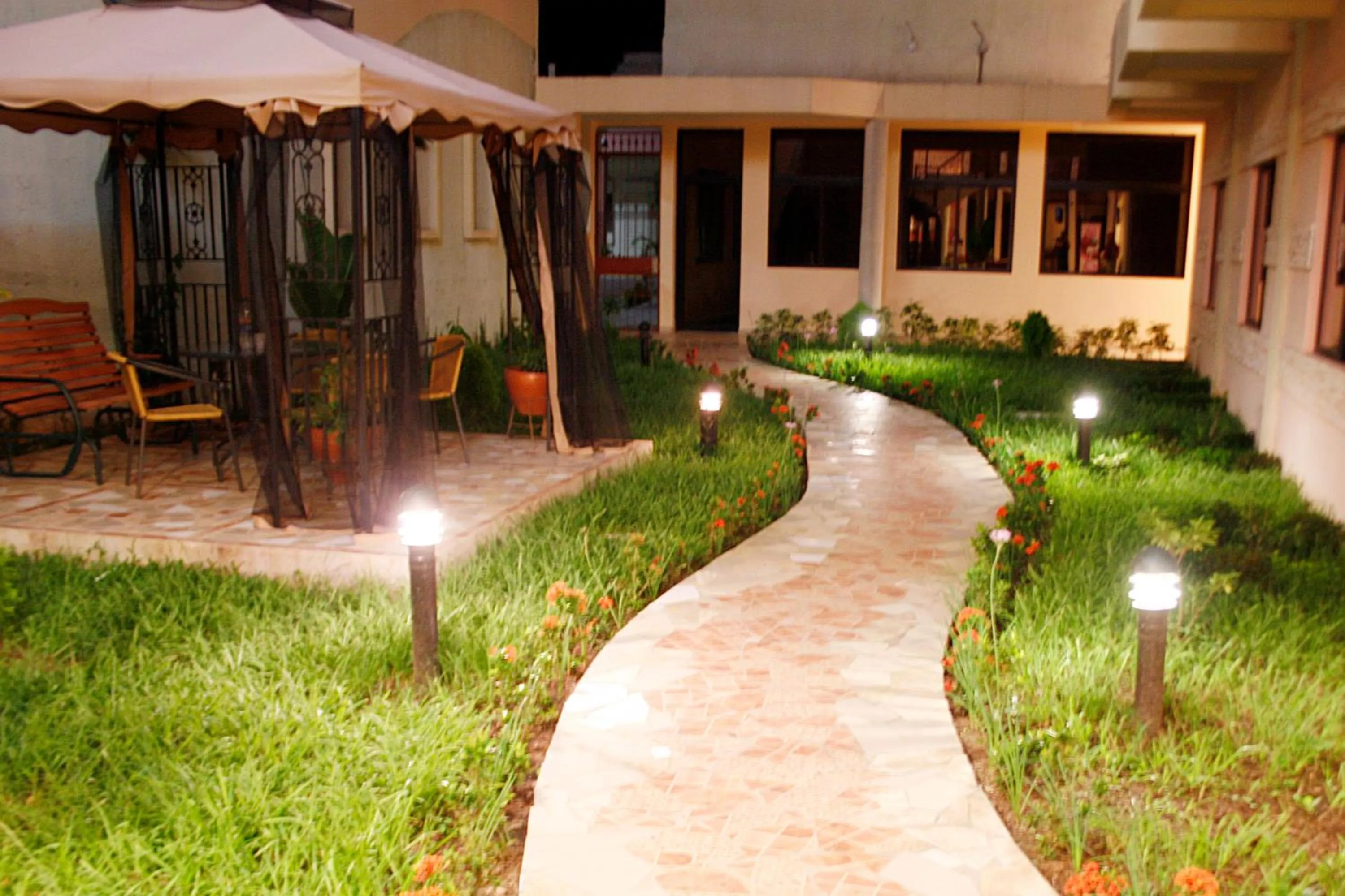 Garden in Hotel Plaza Maria